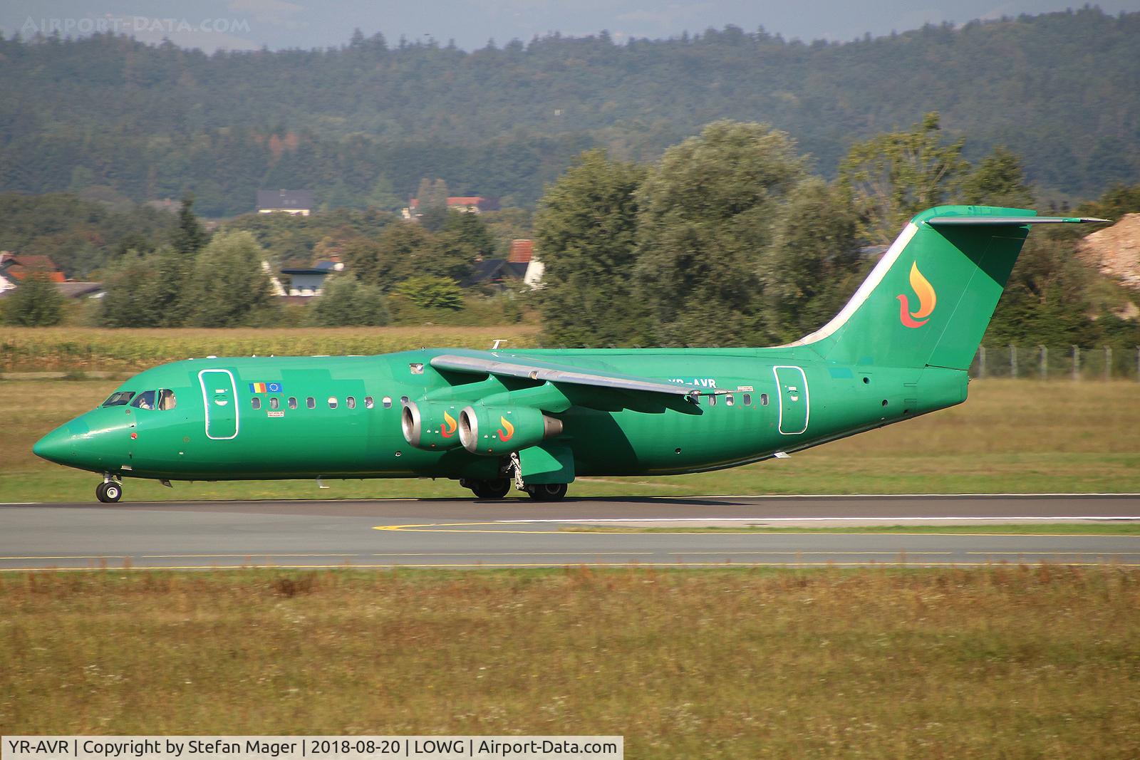 YR-AVR, 1991 British Aerospace BAe.146-300 C/N E3193, Aviro Air BAe 146-300 @GRZ