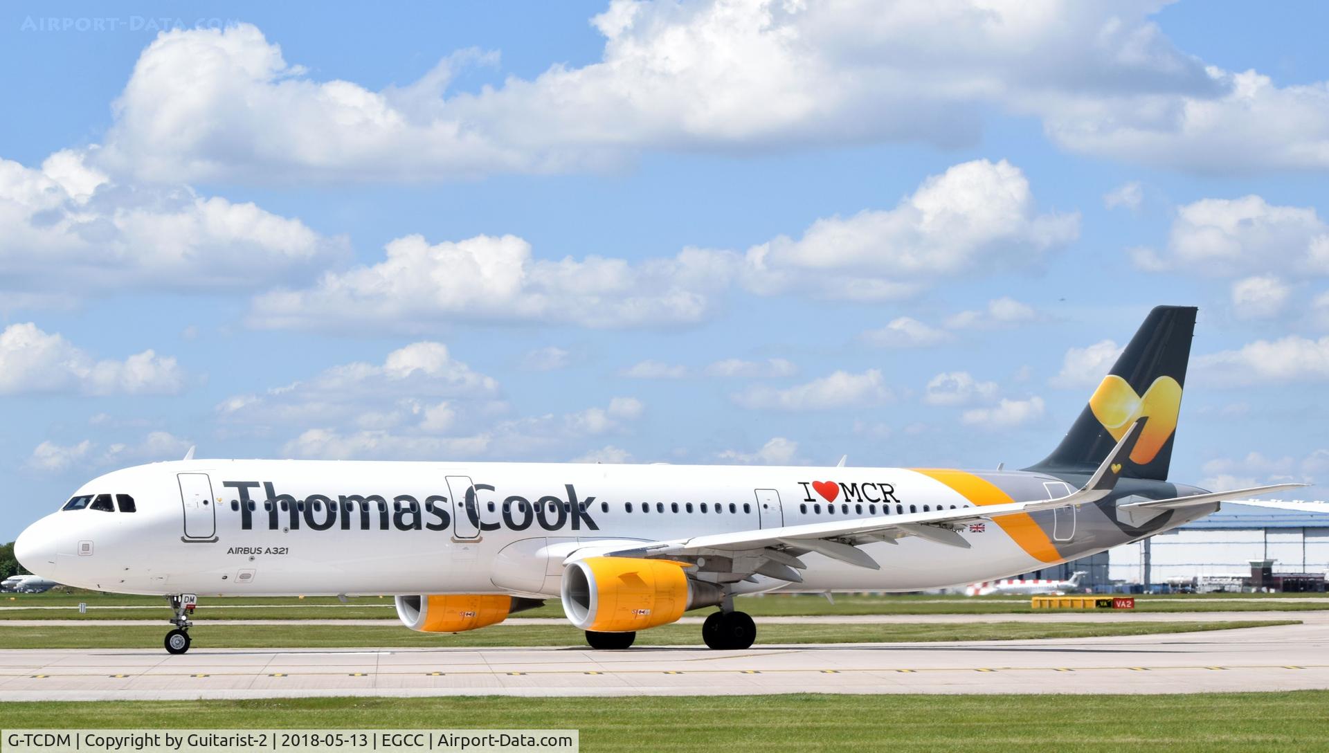 G-TCDM, 2016 Airbus A321-211 C/N 7003, At Manchester
