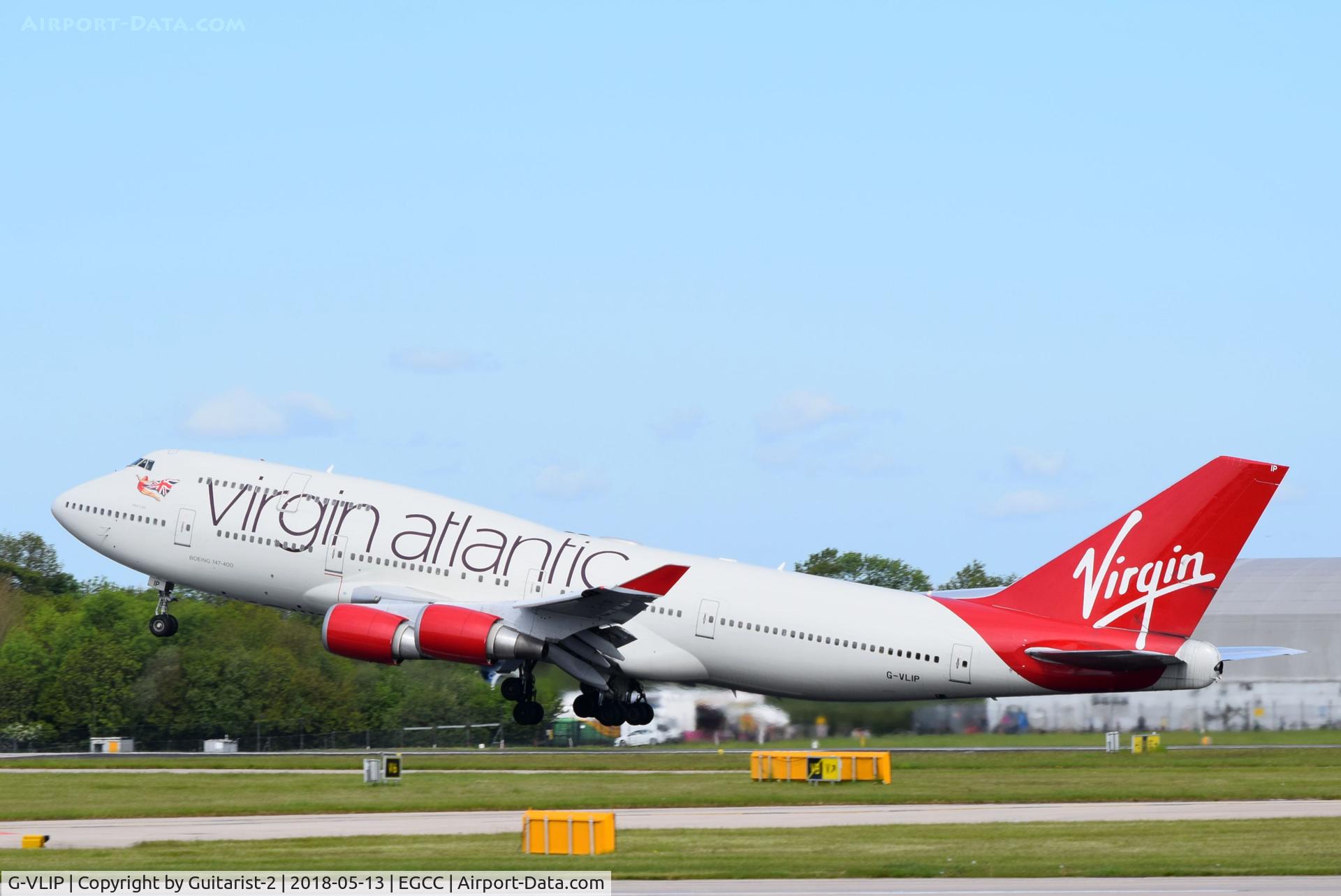 G-VLIP, 2001 Boeing 747-443 C/N 32338, At Manchester