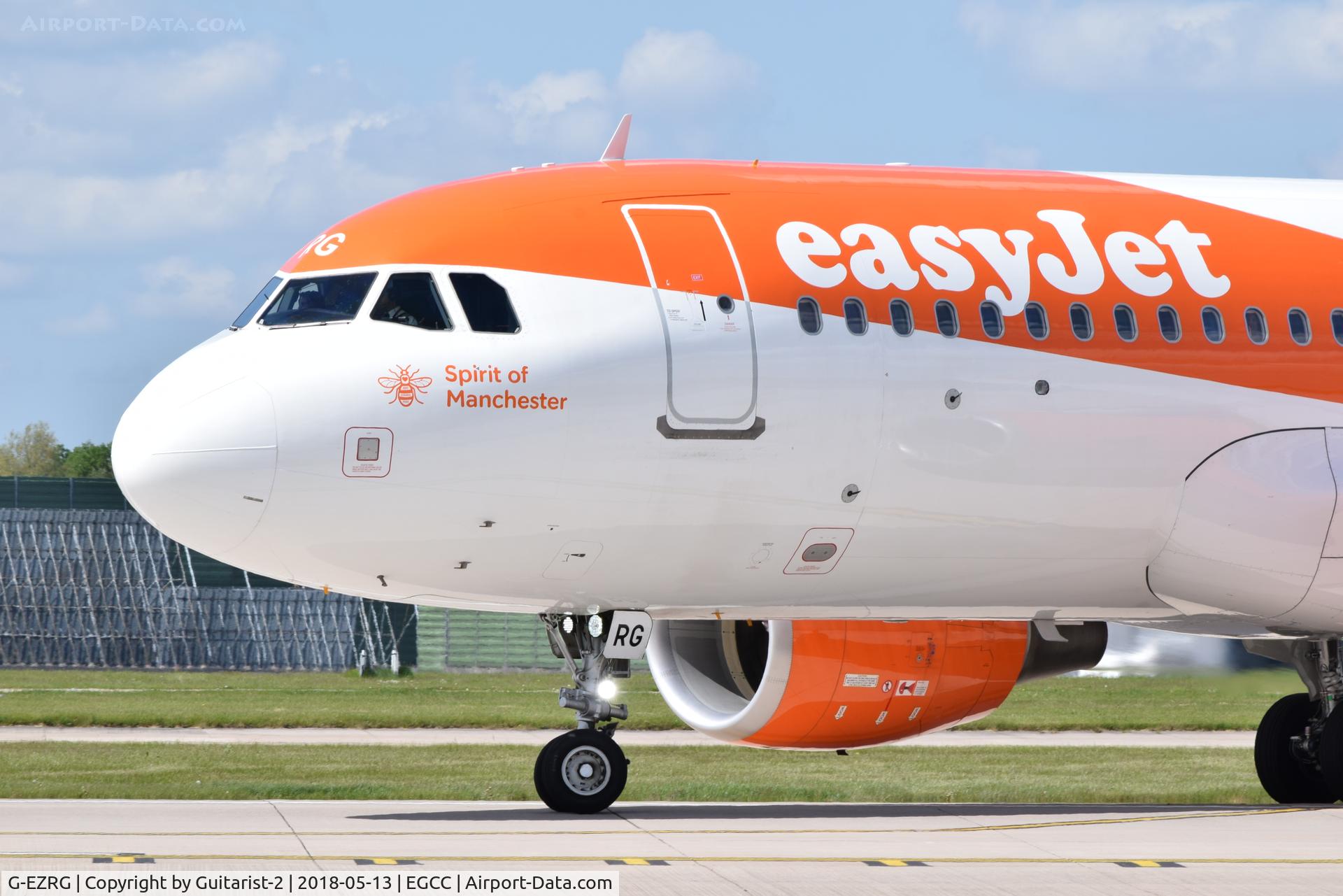 G-EZRG, 2017 Airbus A320-214 C/N 7693, At Manchester