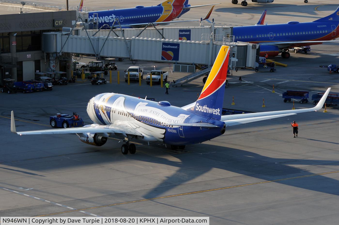 N946WN, 2010 Boeing 737-7H4 C/N 36918, Louisiana One
