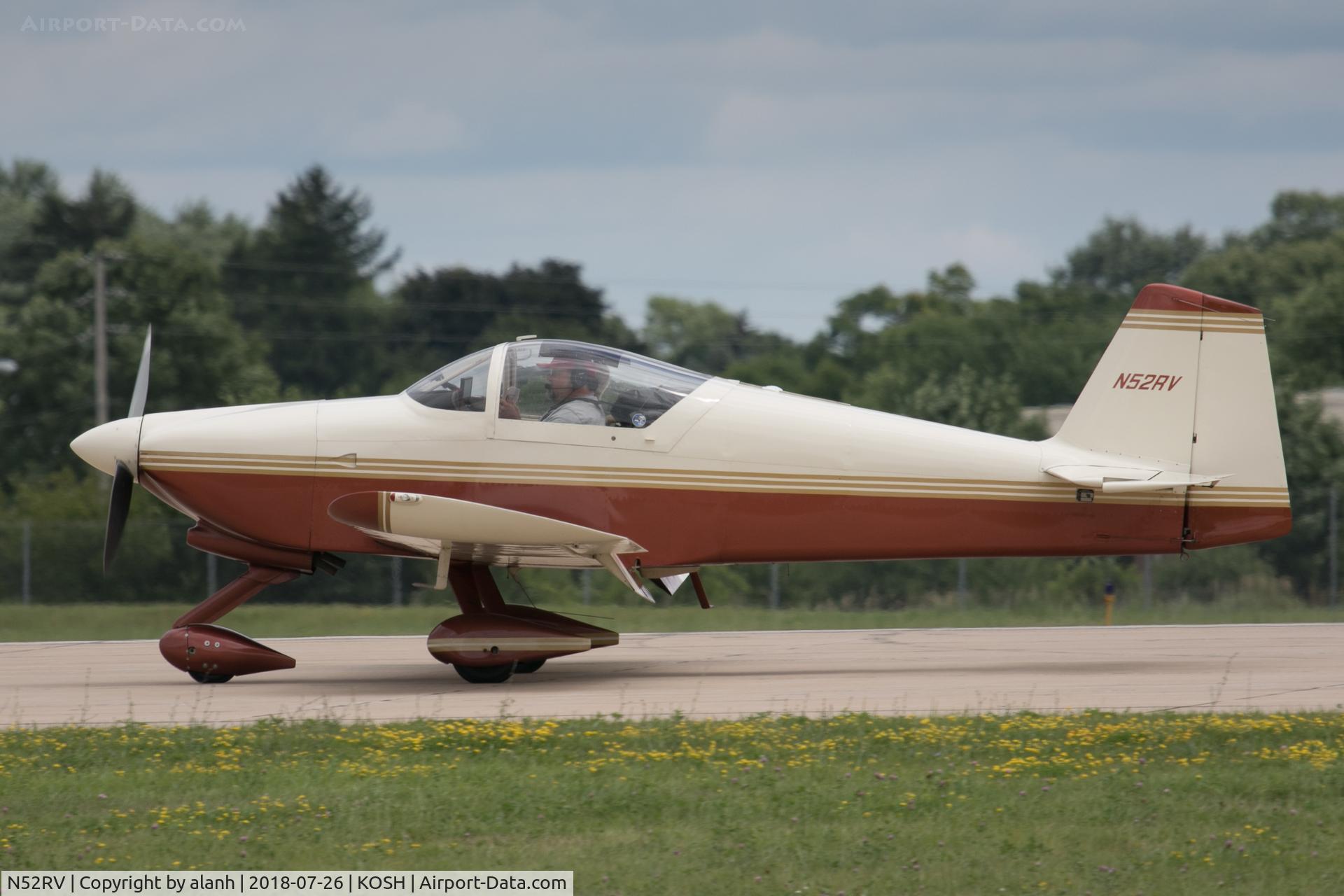 N52RV, 1994 Vans RV-6A C/N 21984, At AirVenture 2018