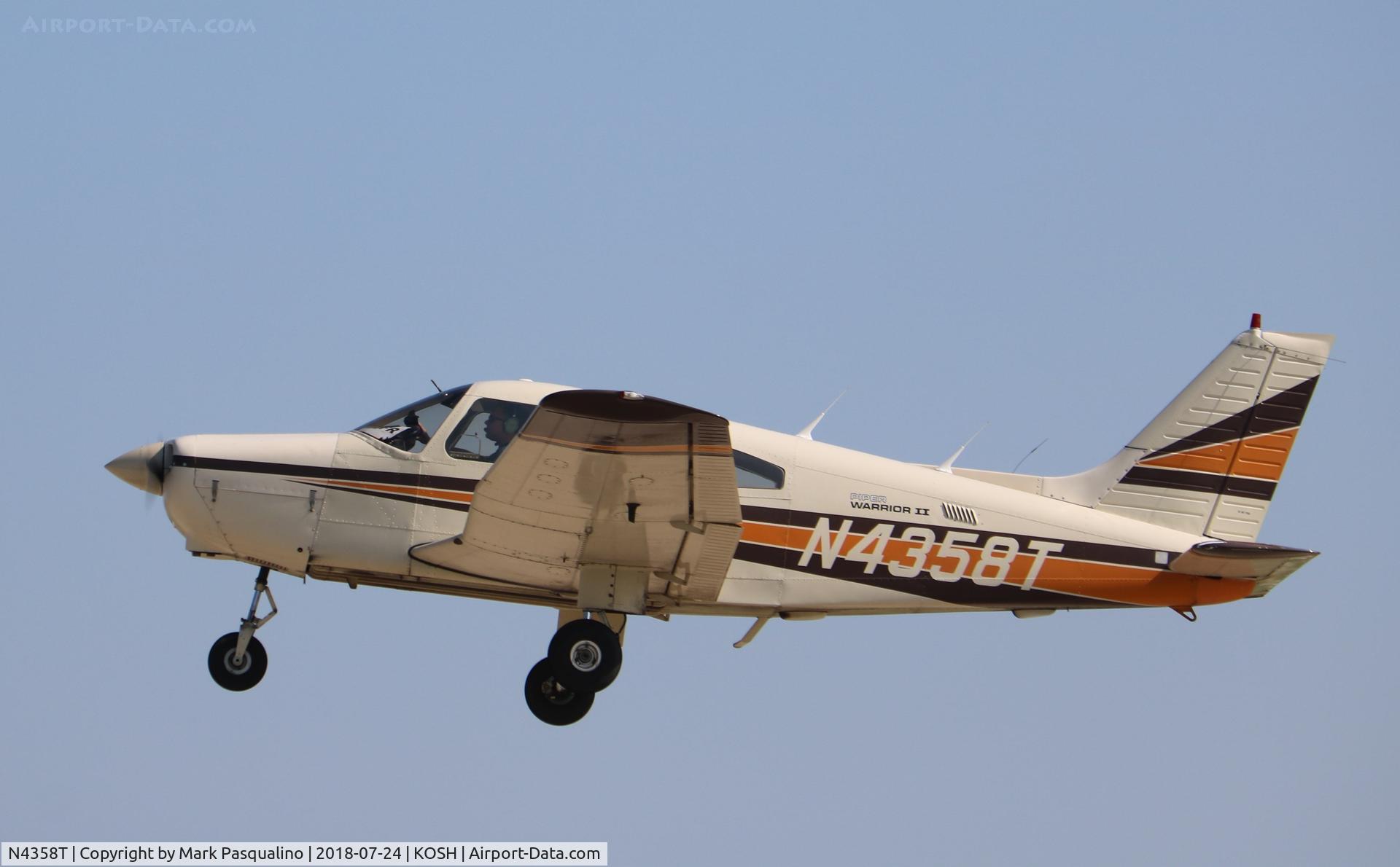 N4358T, 1984 Piper PA-28-161 C/N 28-8416040, Piper PA-28-161