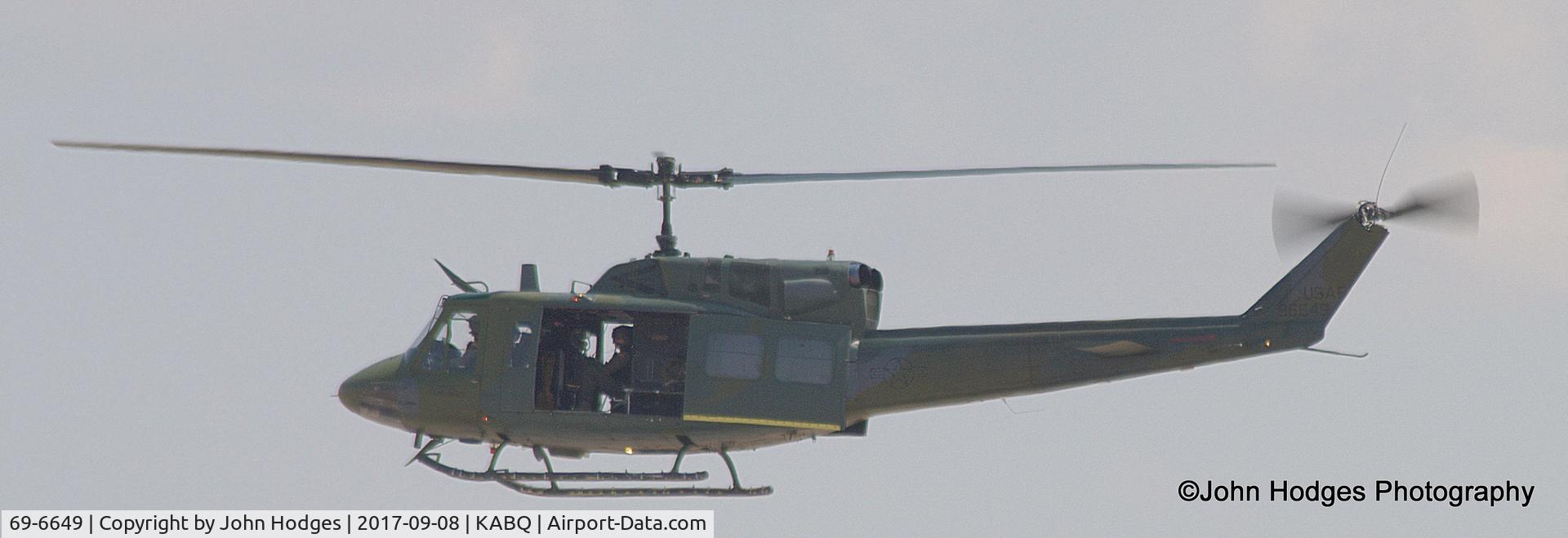 69-6649, 1969 Bell UH-1N Iroquois C/N 31055, Returning to Base at Kirtland