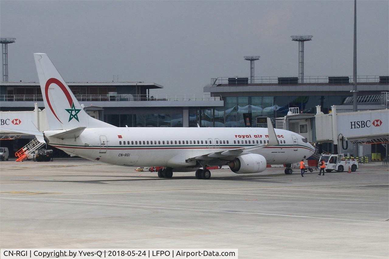 CN-RGI, 2011 Boeing 737-86N C/N 36831, Boeing 737-86N, Push back, Paris-Orly airport (LFPO-ORY)