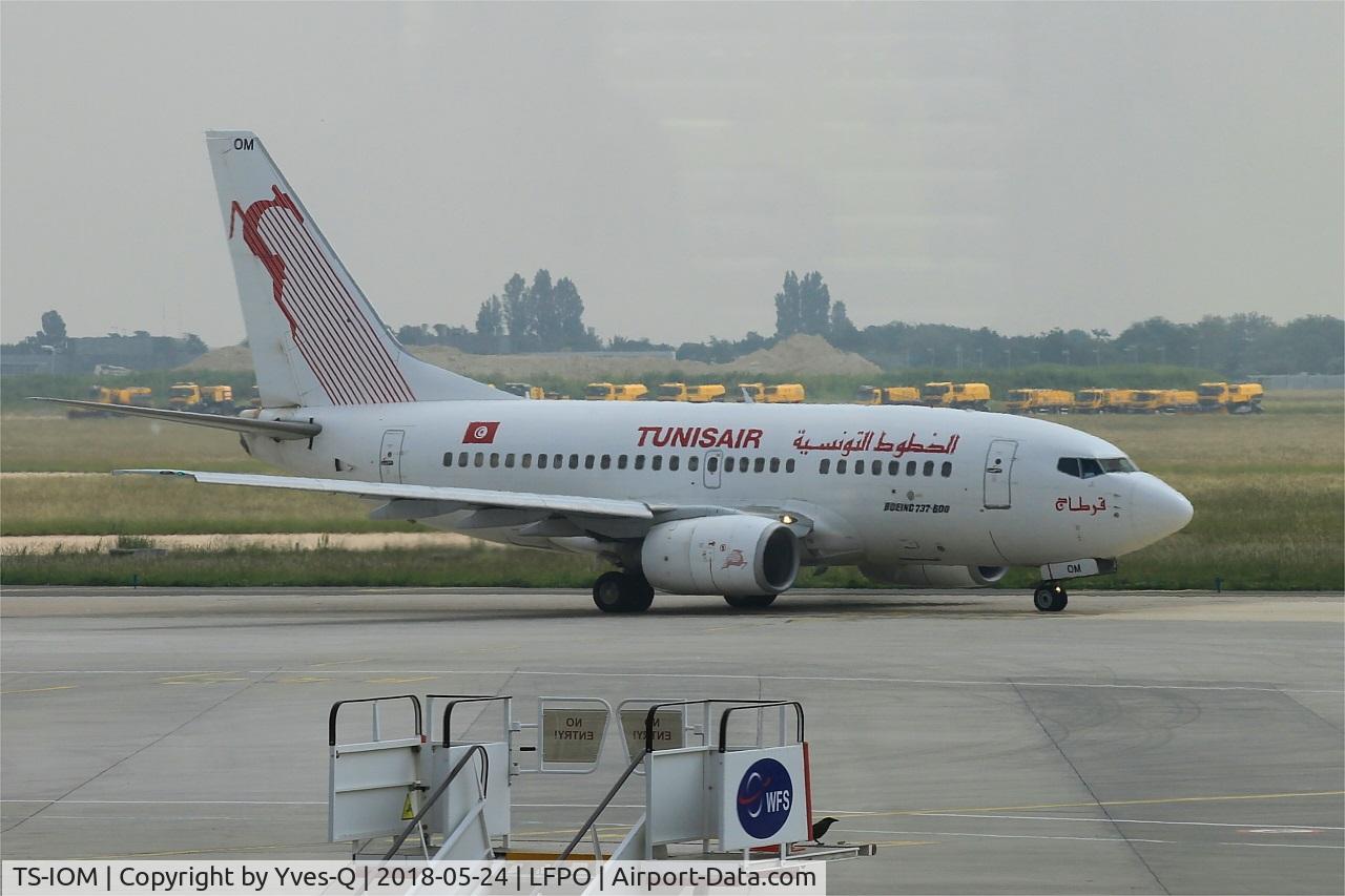 TS-IOM, 1999 Boeing 737-6H3 C/N 29498, Boeing 737-6H3, Taxiing, Paris-Orly airport (LFPO-ORY)