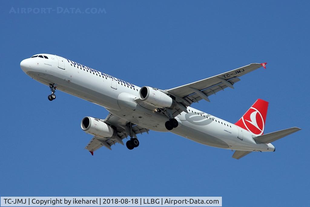 TC-JMJ, 2008 Airbus A321-232 C/N 3688, Flight from Istanbul. before landing to runway 30.