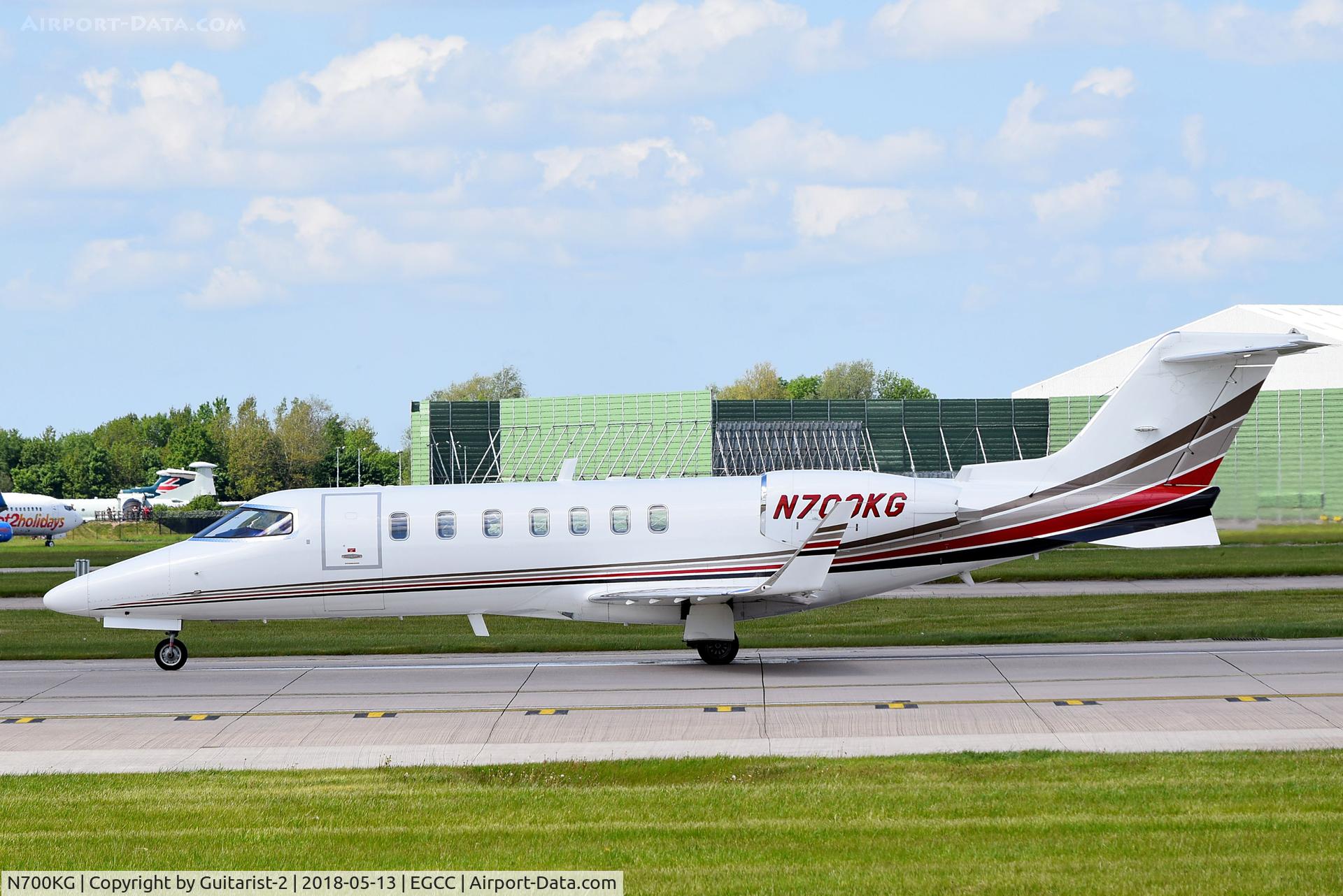 N700KG, 2004 Learjet 45 C/N 2017, At Manchester