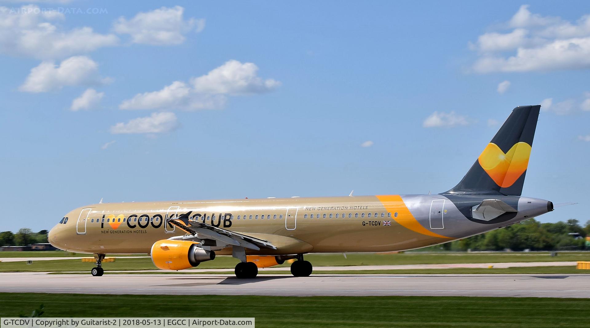 G-TCDV, 2003 Airbus A321-211 C/N 1972, At Manchester