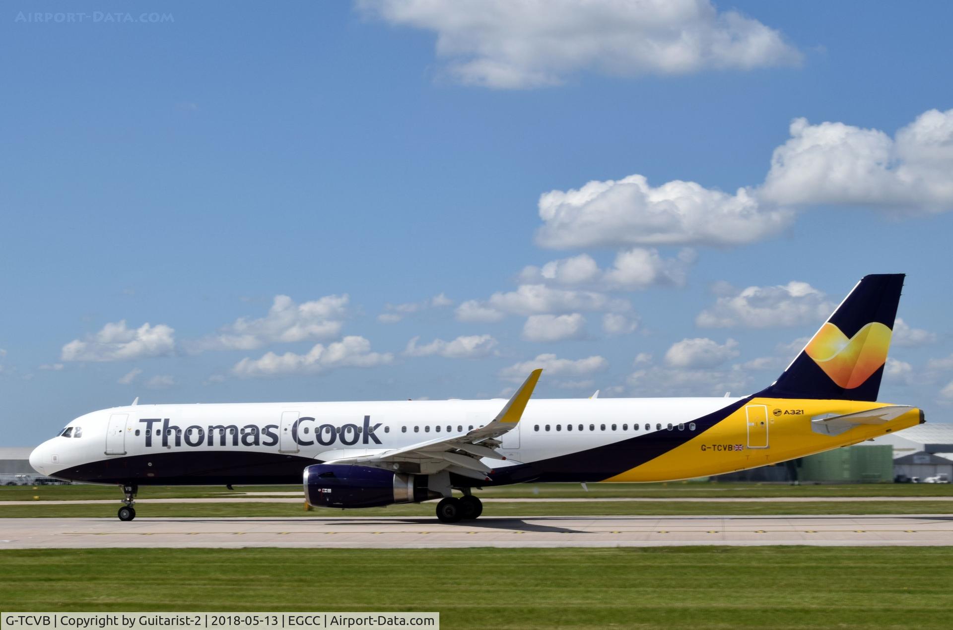 G-TCVB, 2013 Airbus A321-231 C/N 5606, At Manchester