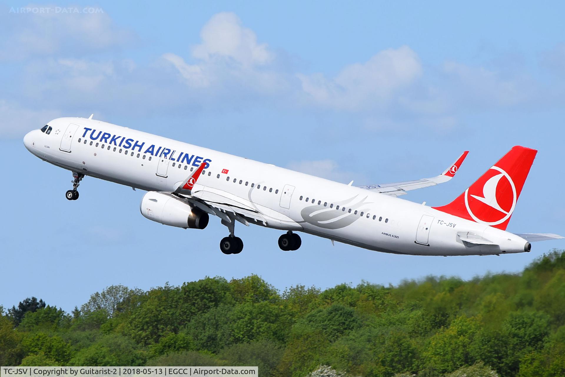 TC-JSV, 2015 Airbus A321-231 C/N 6751, At Manchester
