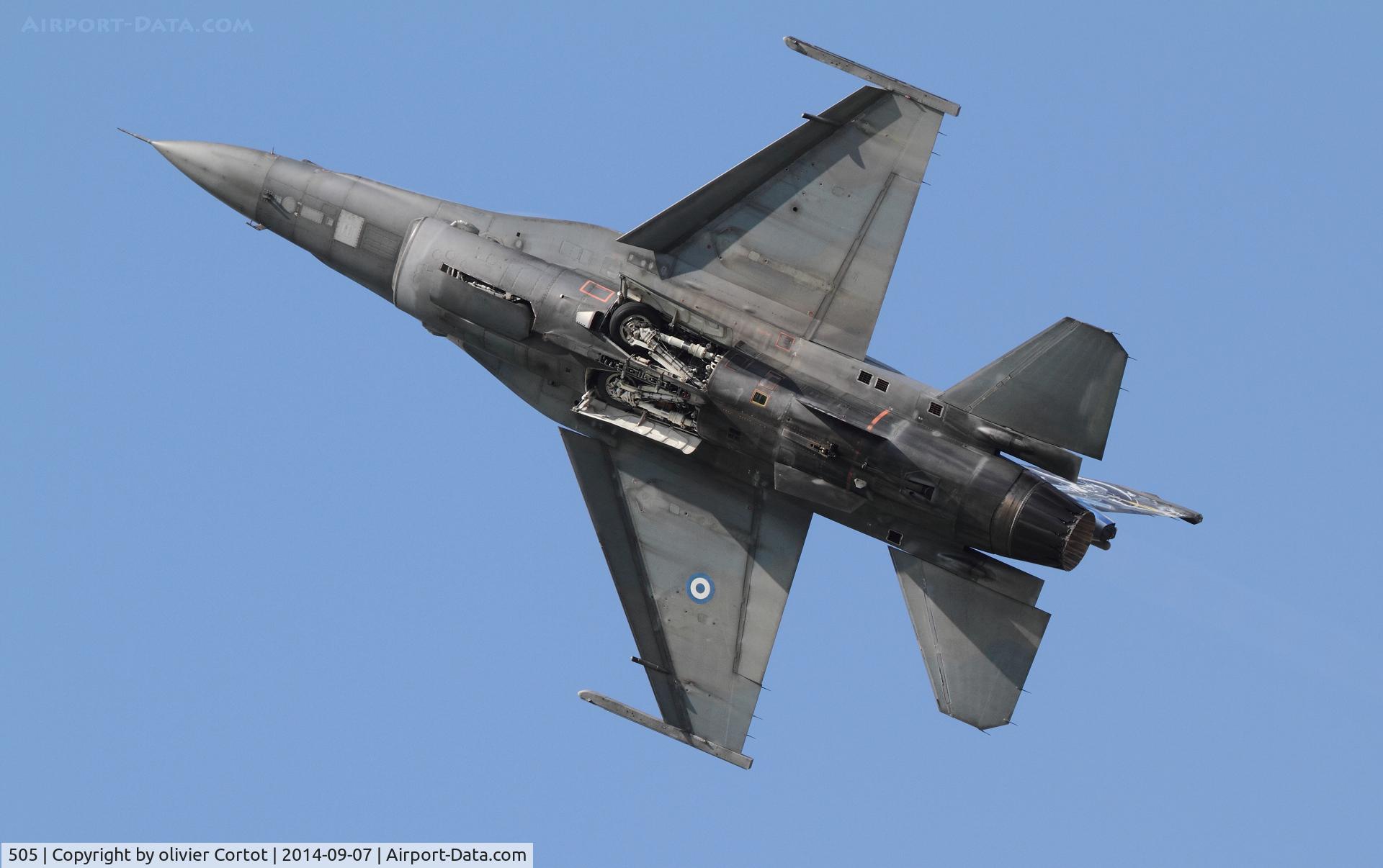 505, General Dynamics F-16C Fighting Falcon C/N XK-6, Greece F-16 display aircraft