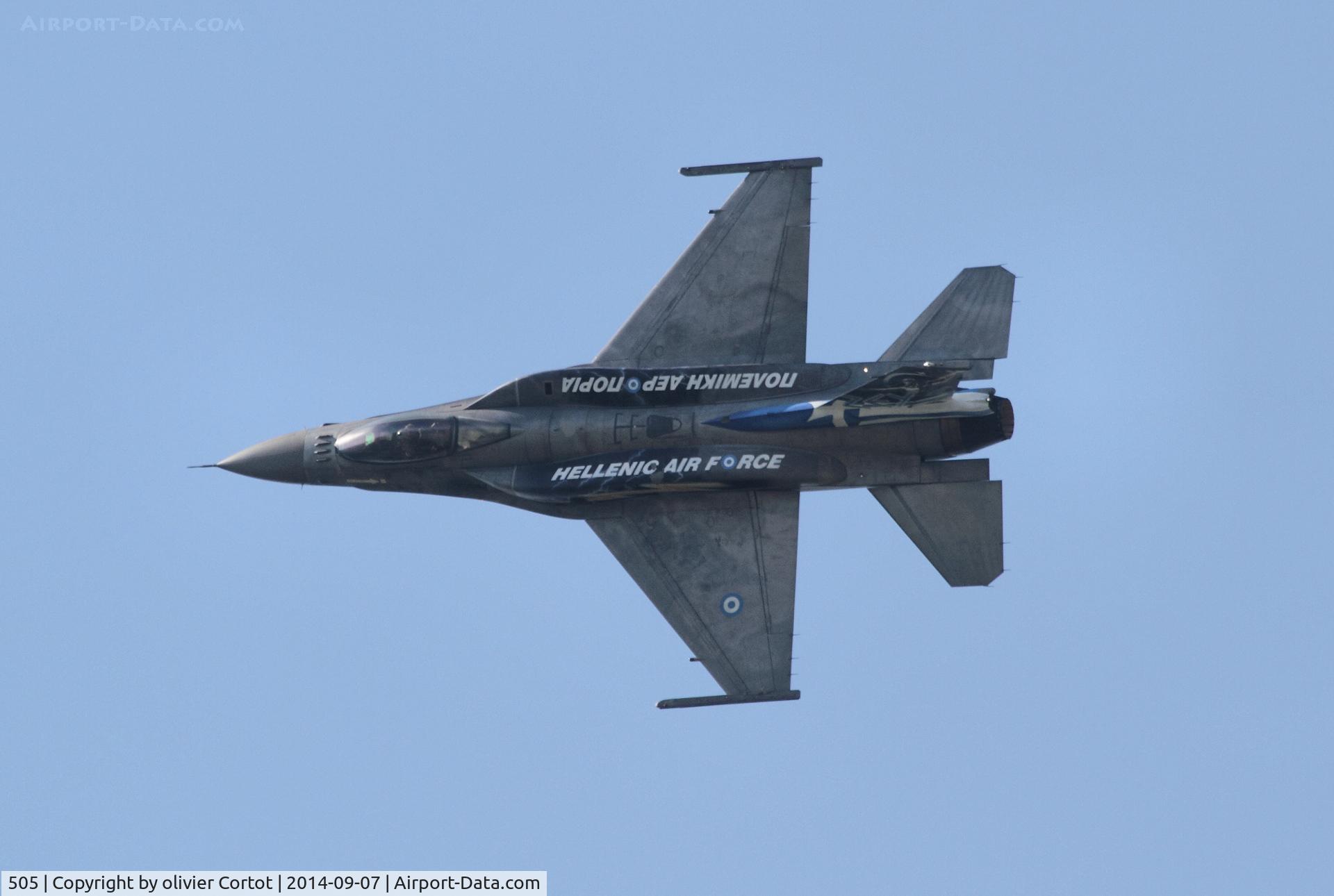 505, General Dynamics F-16C Fighting Falcon C/N XK-6, Air 14 airshow, Payerne