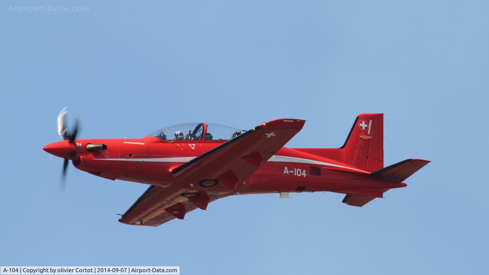 A-104, 2007 Pilatus PC-21 C/N 106, Air 14 display
