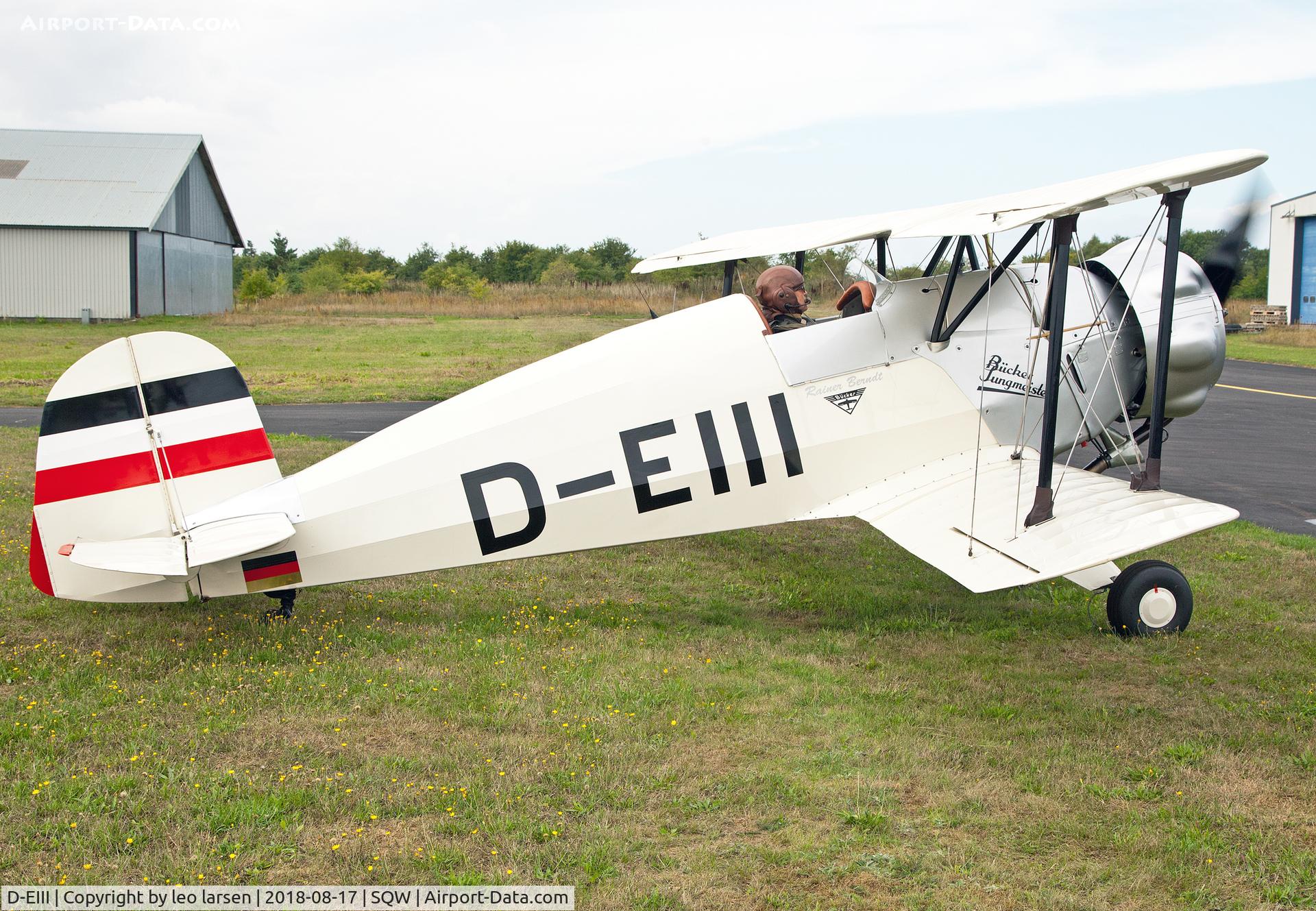 D-EIII, 1937 Bucker Bu-133C Jungmeister C/N 51, Skive 17.8.2018 Vintage Aerobatic Wold Championship.