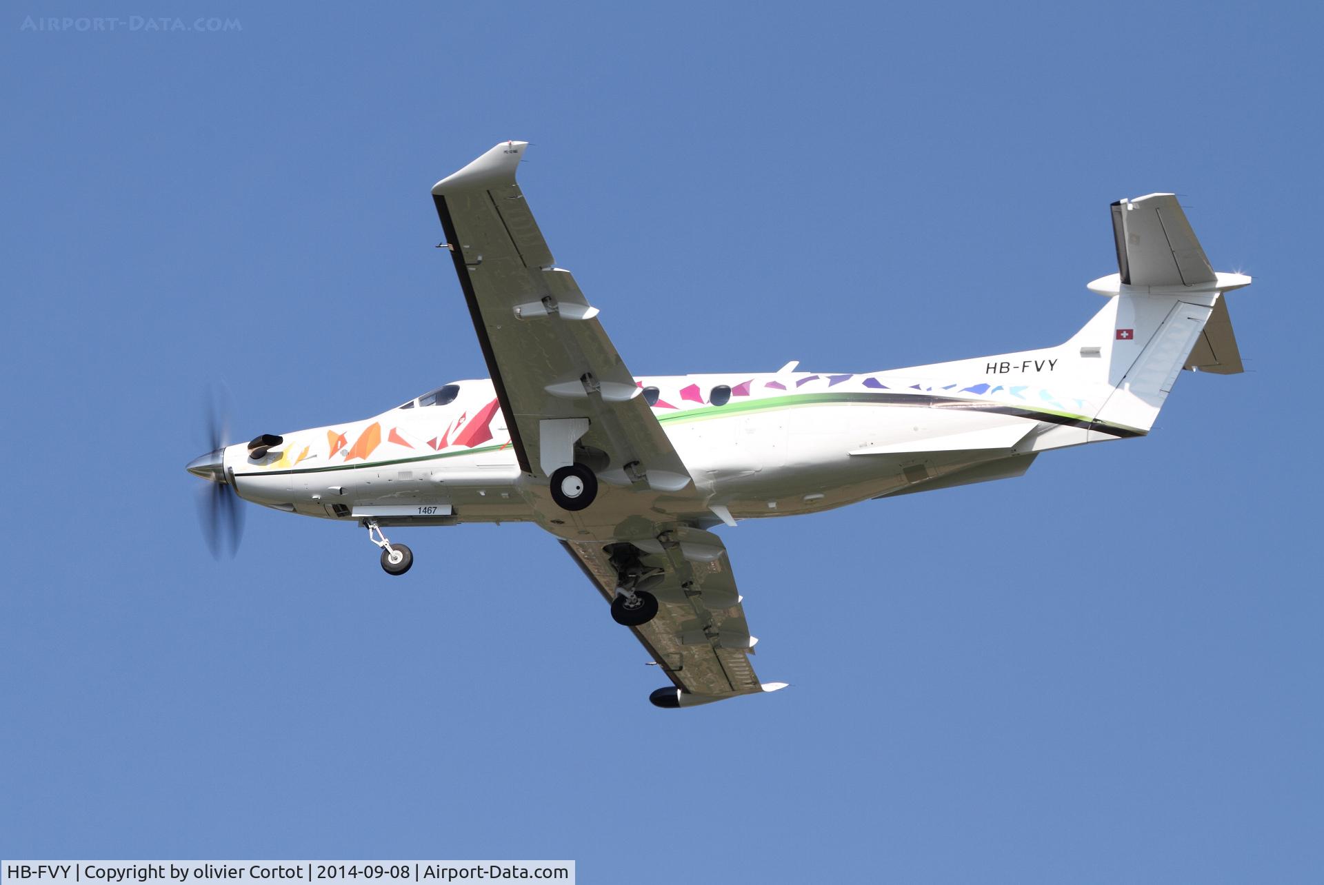 HB-FVY, Pilatus PC-12NG C/N 1467, The day after Air 14