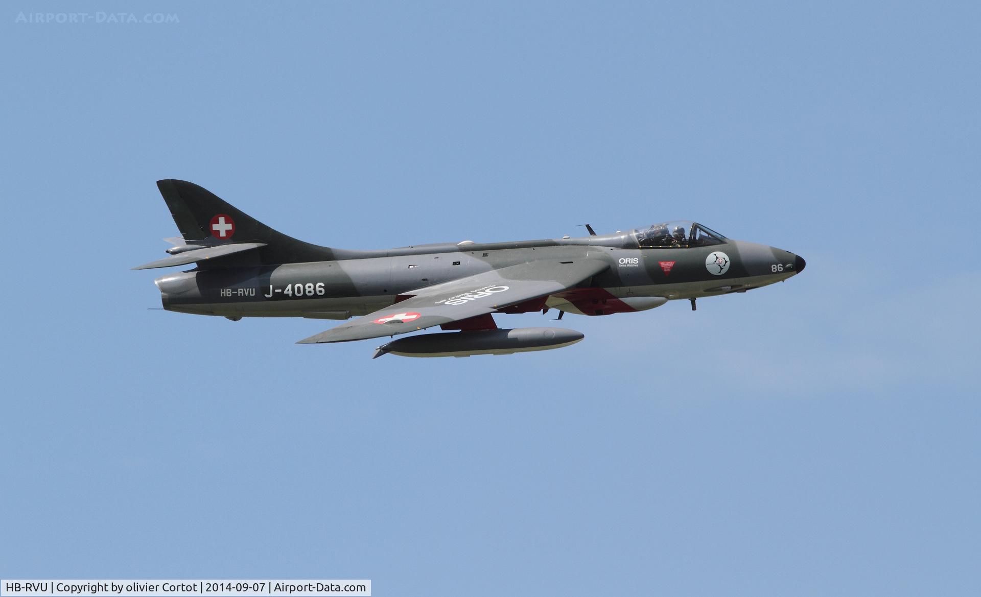 HB-RVU, 1960 Hawker Hunter F.58 C/N 41H-697453, Air 14
