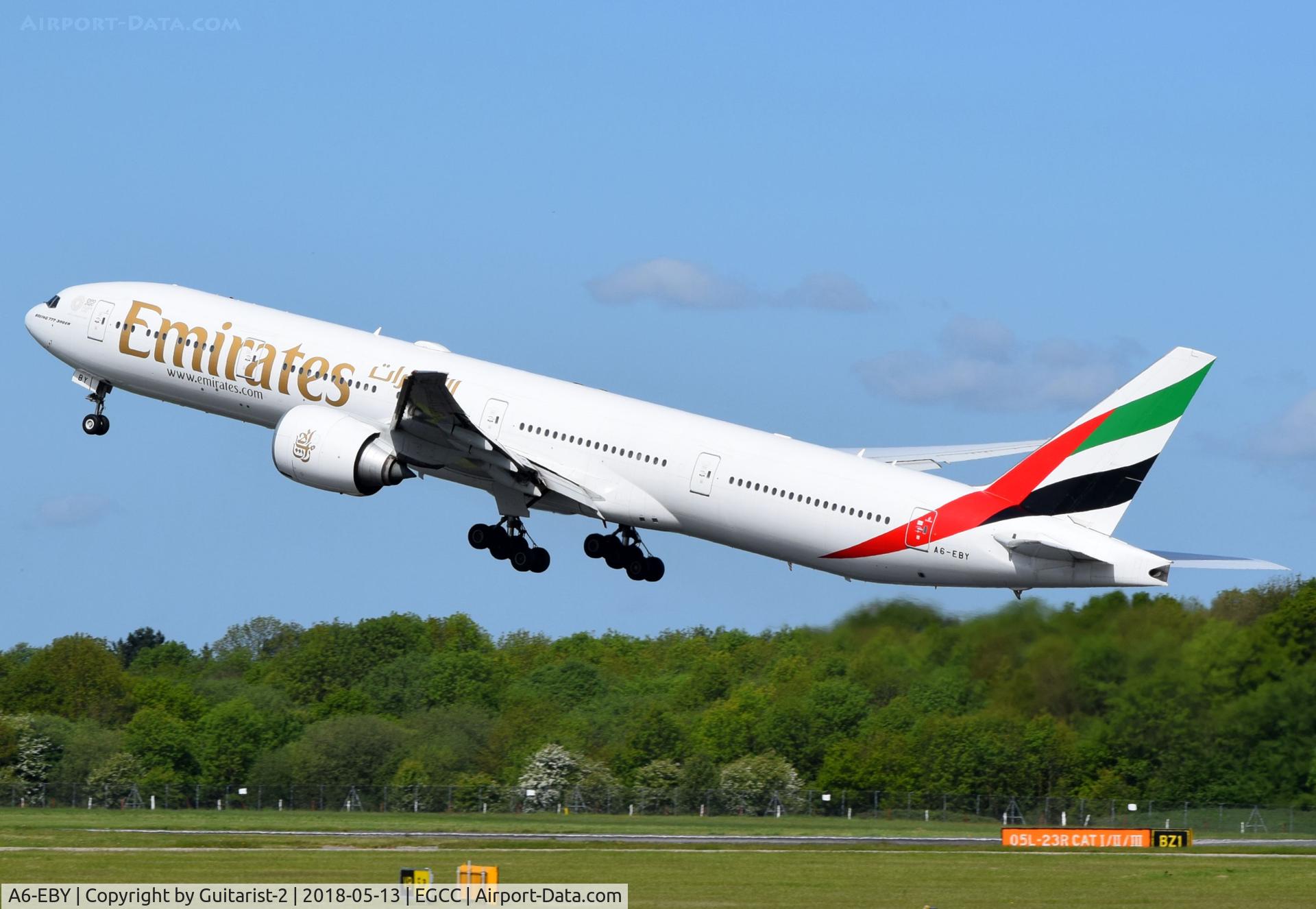 A6-EBY, 2007 Boeing 777-36N/ER C/N 33864, At Manchester