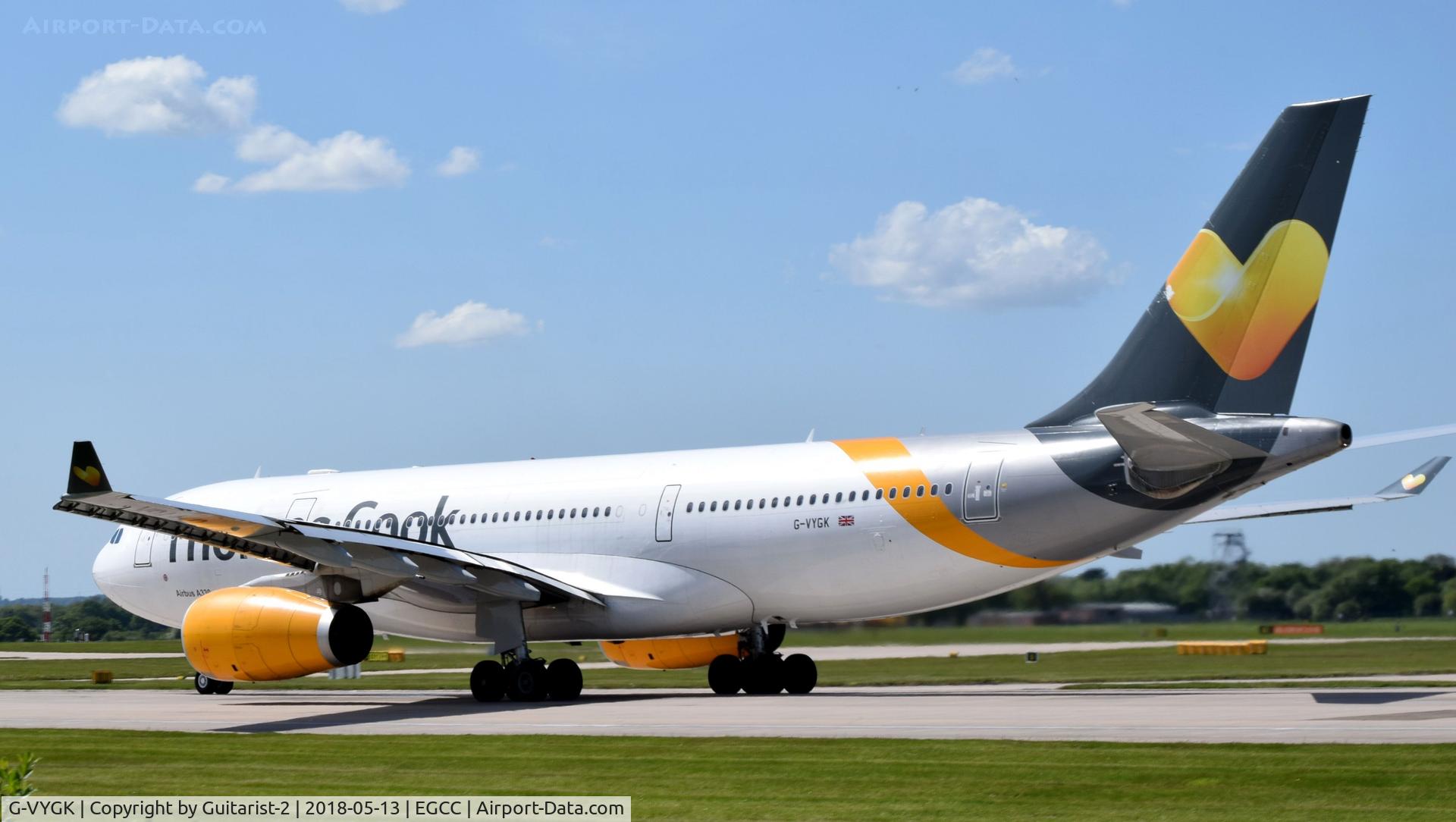 G-VYGK, 2014 Airbus A330-243 C/N 1498, At Manchester