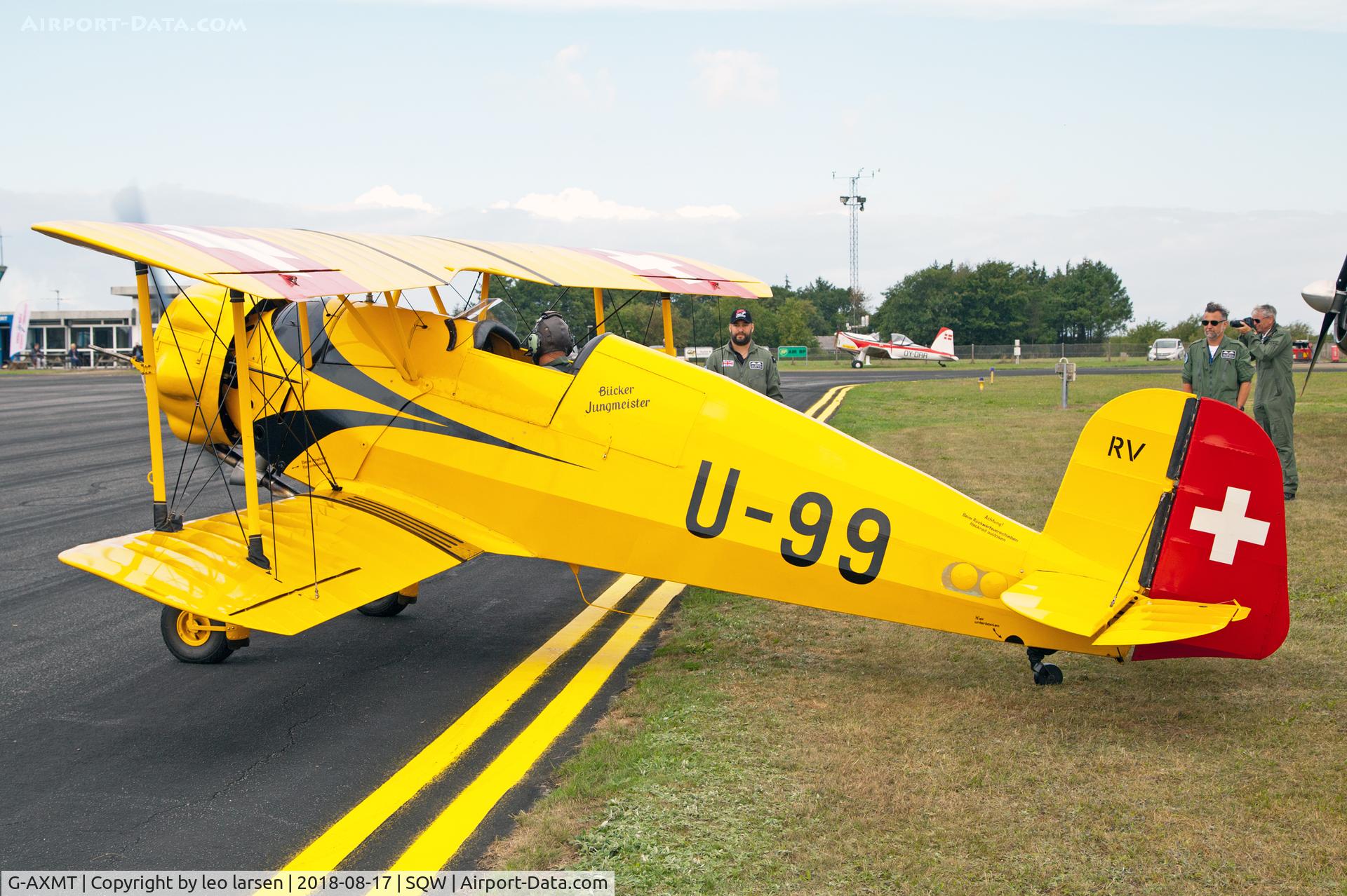 G-AXMT, 1938 Bucker Bu-133C Jungmeister C/N 46, Skive 17.8.2018 Vintage Aerobatic Wold Championship