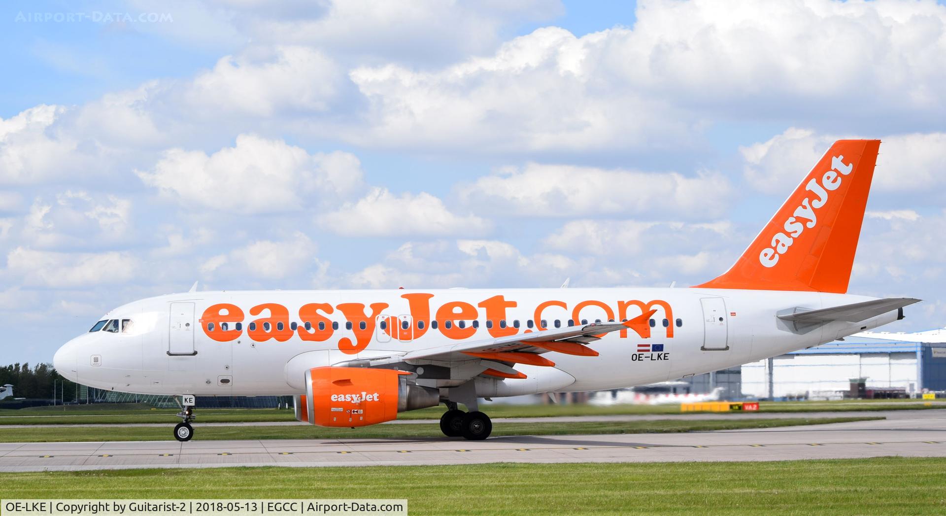 OE-LKE, 2007 Airbus A319-111 C/N 3090, At Manchester