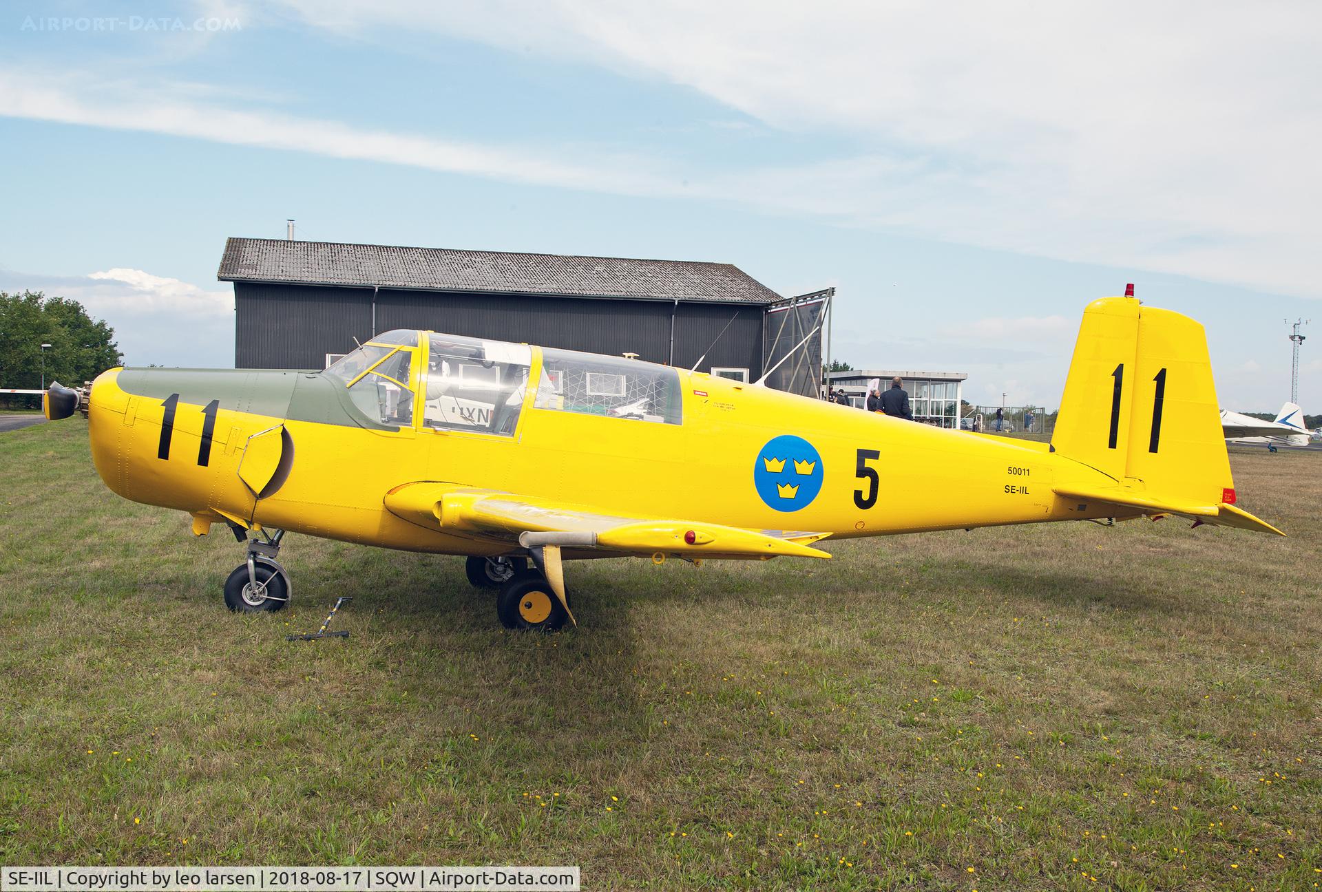 SE-IIL, 1952 Saab Sk.50B Safir (91B) C/N 91-211, Skive 17.8.2018 Vintage Aerobatic Wold Championship
