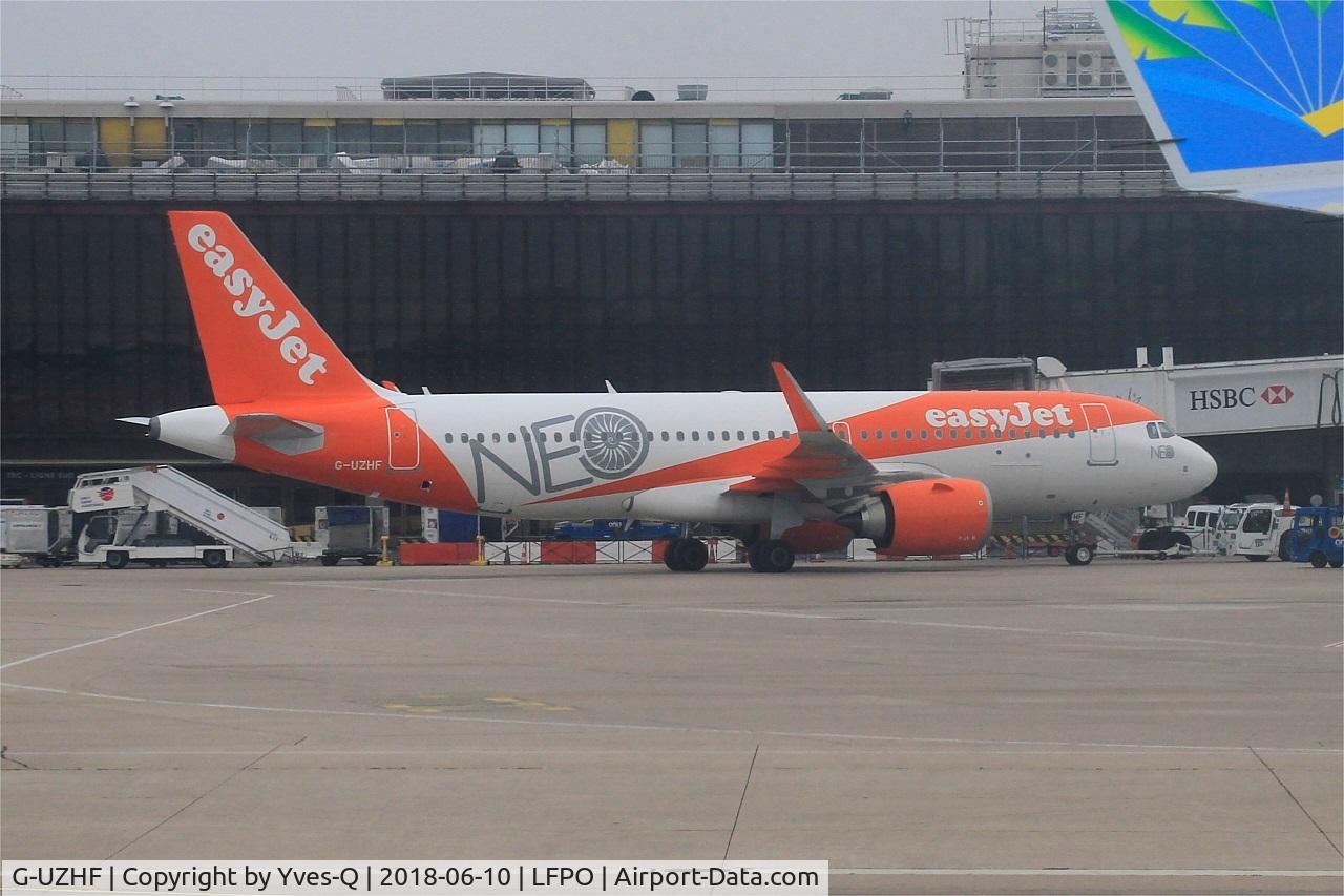 G-UZHF, 2018 Airbus A320-251N C/N 8193, Airbus A320-251N, Push back, Paris-Orly airport (LFPO-ORY)
