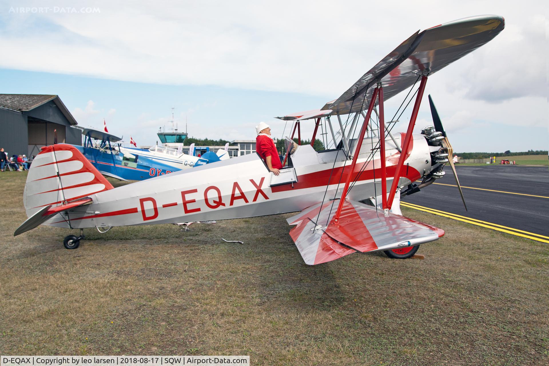 D-EQAX, 1936 Focke-Wulf Sk12 Stieglitz (Fw-44J) C/N 1899, Skive 17.8.2018 Vintage Aerobatic Wold Championship.