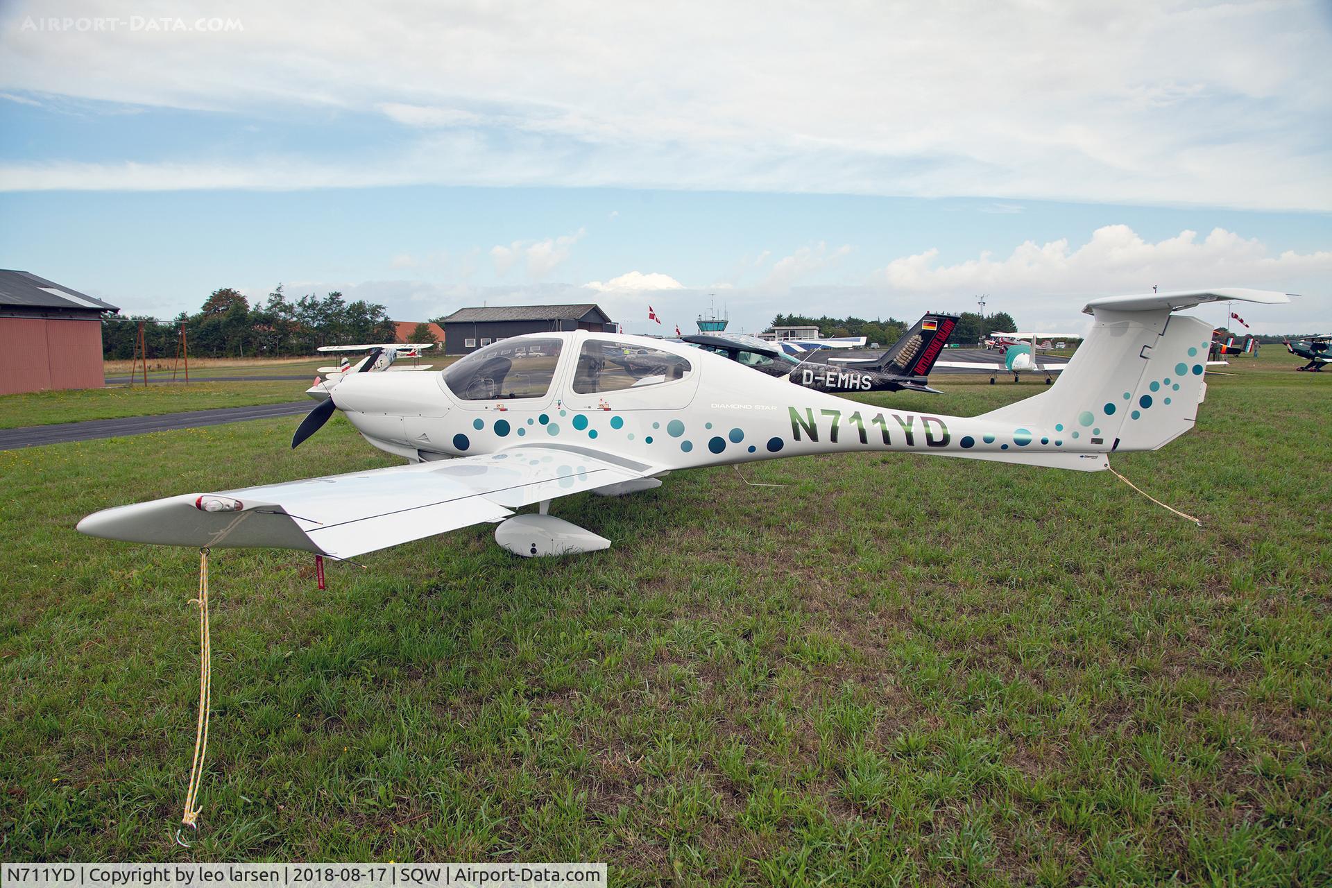 N711YD, 2005 Diamond DA-40 Diamond Star C/N 40.535, Skive 17.8.2018