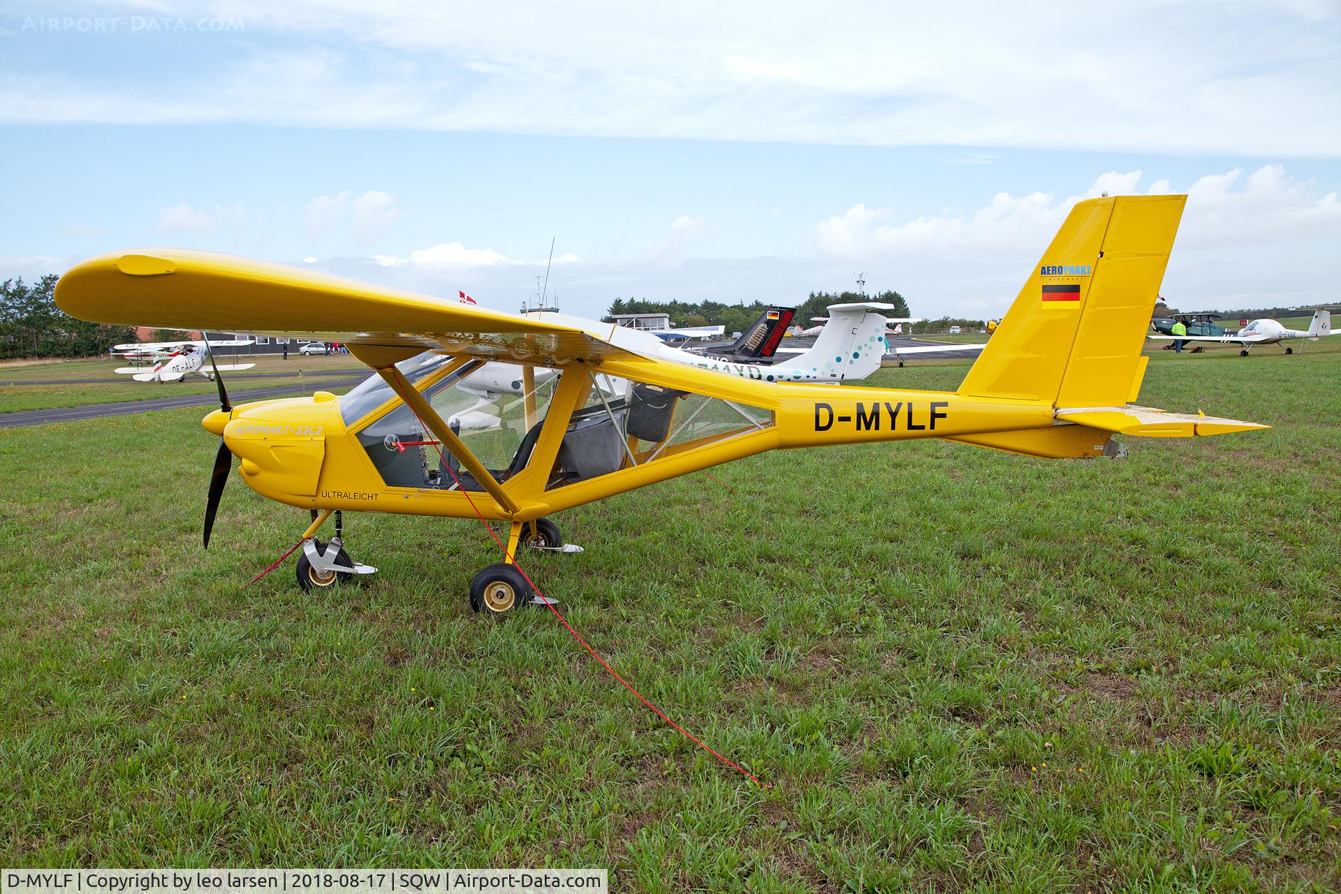 D-MYLF, Aeroprakt 22L2 C/N 486, Skive 17.8.2018