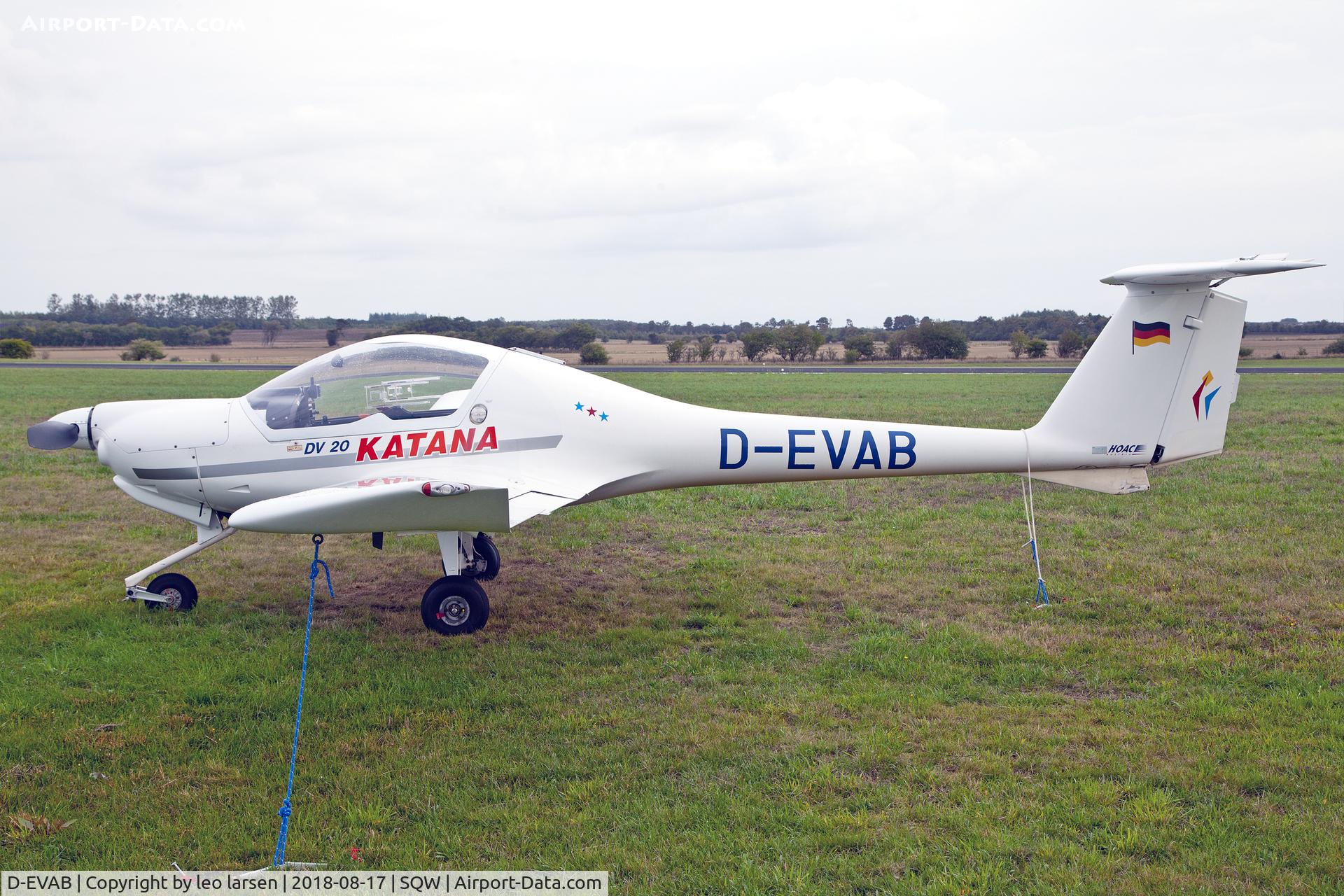 D-EVAB, HOAC DV-20 Katana C/N 20025, Skive 17.8.2018