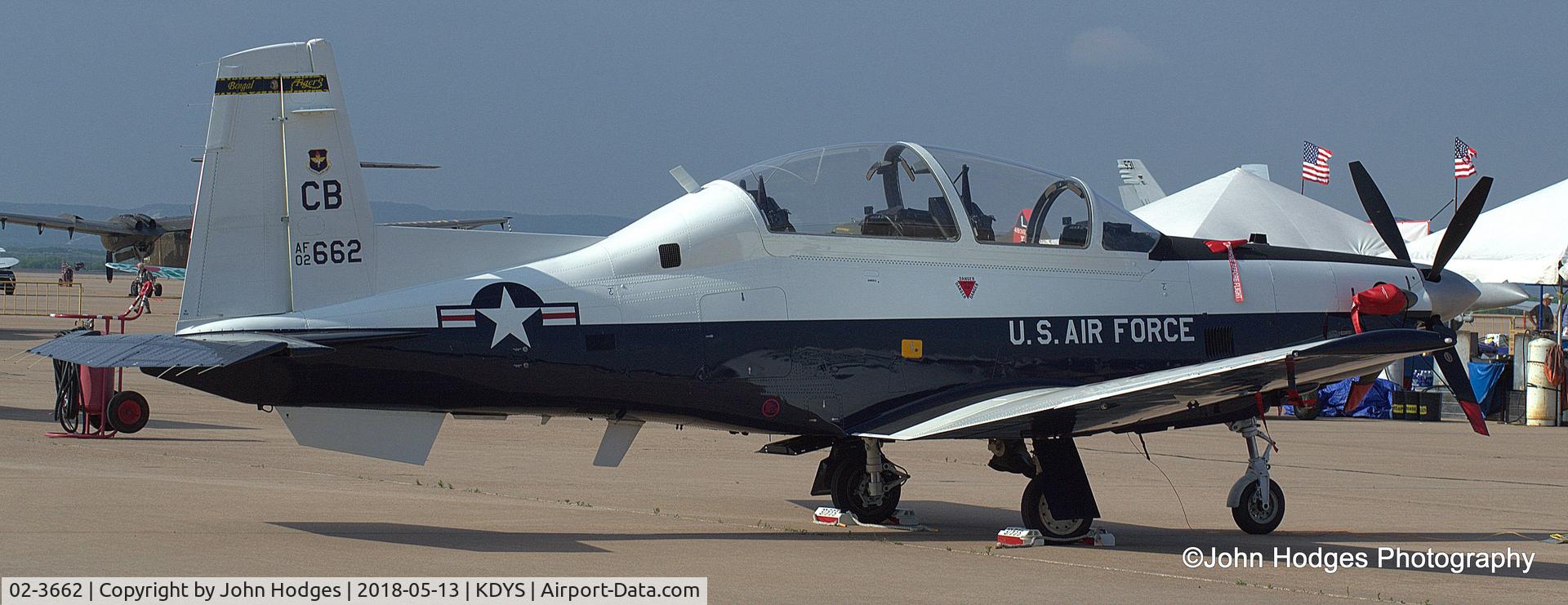 02-3662, Raytheon Beech T-6A Texan II C/N PT-204, 2018 Big Country Airfest