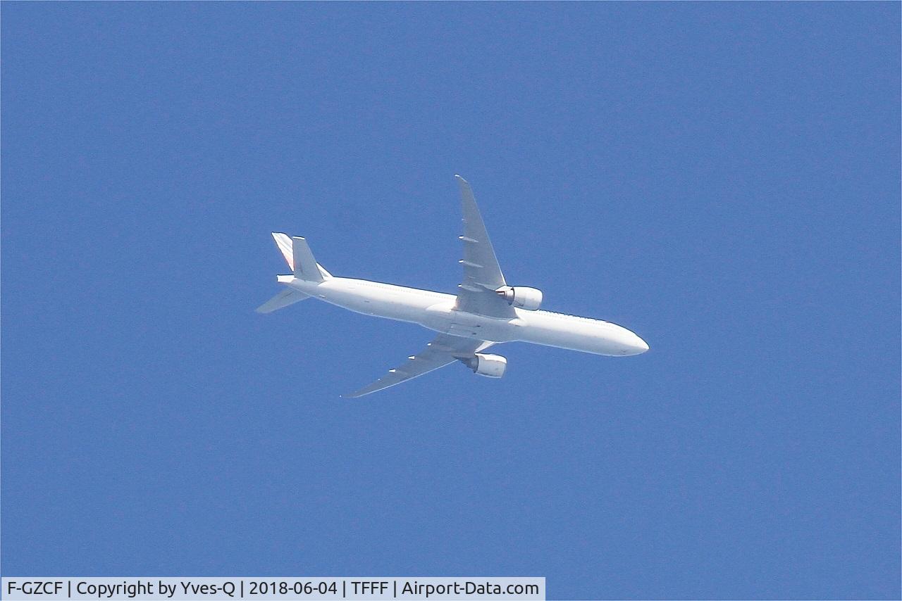 F-GZCF, 2002 Airbus A330-203 C/N 481, Airbus A330-203, Flight over Martinique-Aimé-Césaire airport (TFFF-FDF)