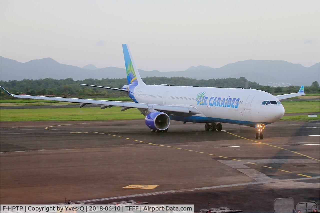 F-HPTP, 2011 Airbus A330-323X C/N 1265, Airbus A330-323X, Taxiing to boarding area, Martinique-Aimé-Césaire airport (TFFF-FDF)