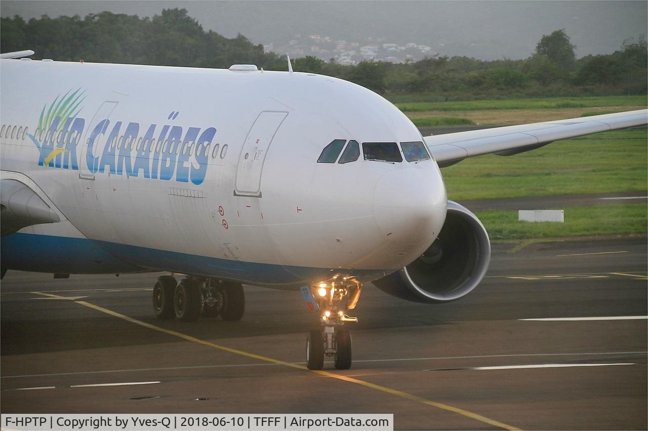 F-HPTP, 2011 Airbus A330-323X C/N 1265, Airbus A330-323X, Taxiing to boarding area, Martinique-Aimé-Césaire airport (TFFF-FDF)