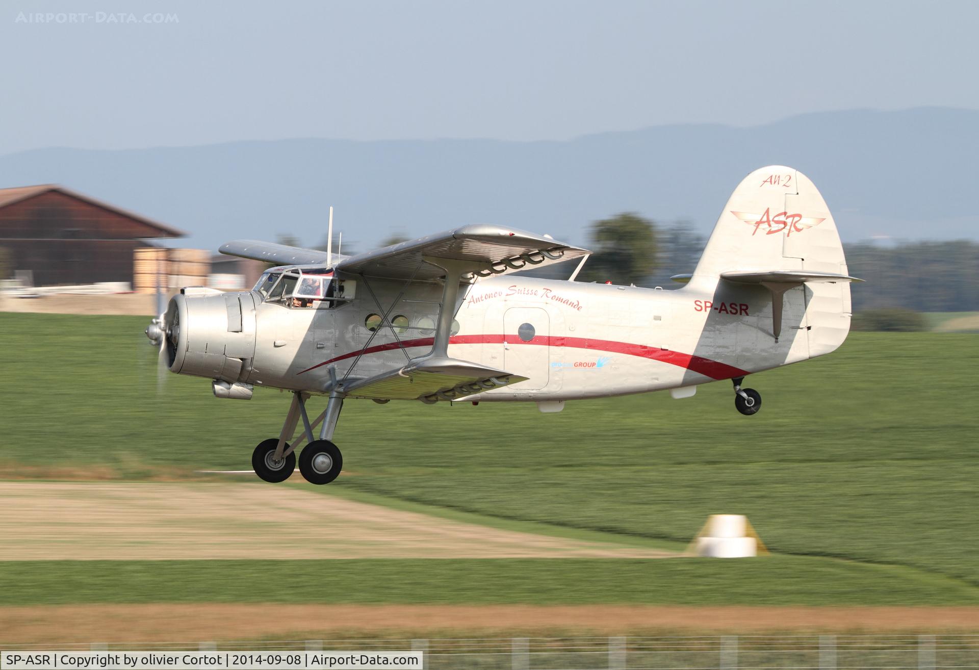 SP-ASR, Antonov An-2TP C/N 1G137-60, Leaving Payerne