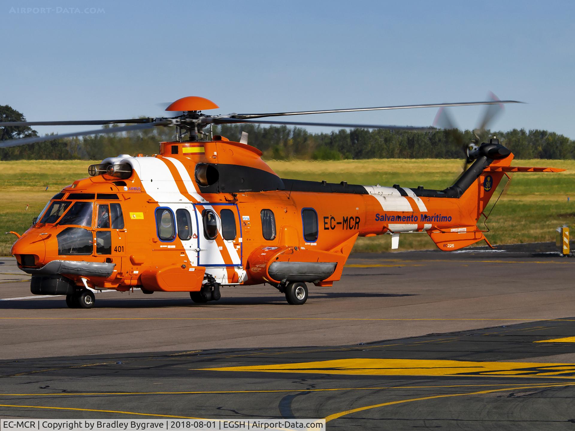 EC-MCR, 2014 Airbus Helicopters EC-225LP Super Puma C/N 2892, Taxiing to stand