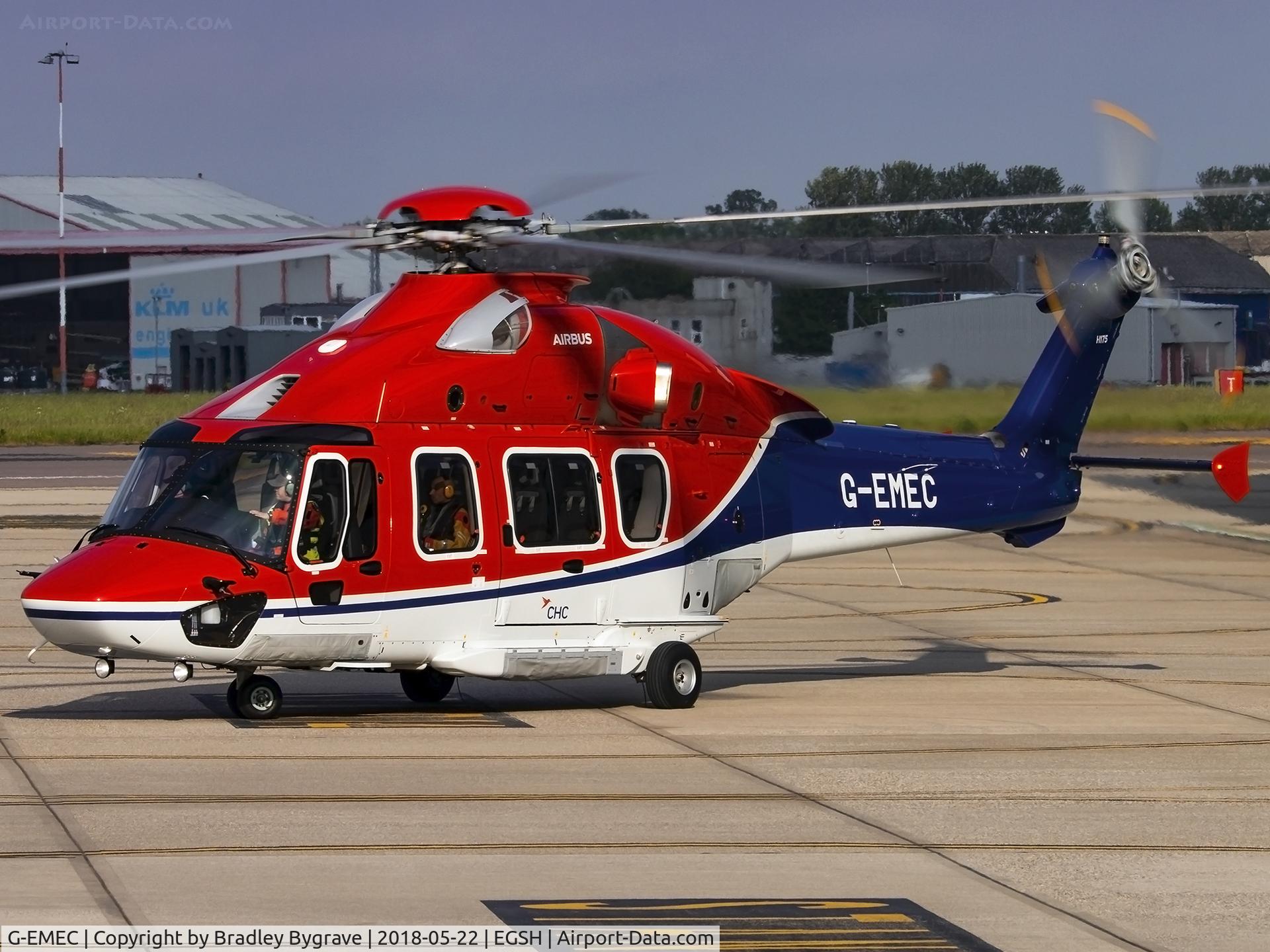 G-EMEC, 2018 Airbus Helicopters EC-175B C/N 5031, Taxiing
