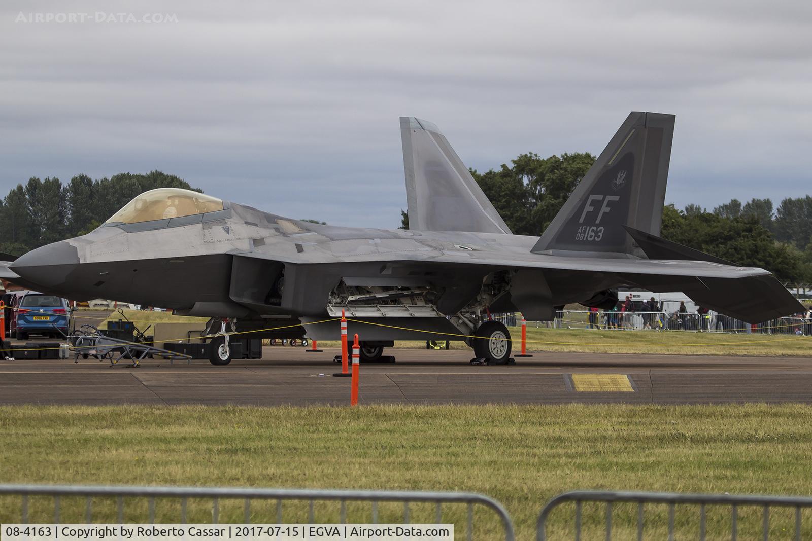 08-4163, Lockheed Martin F-22A Raptor C/N 4163, RIAT 2017