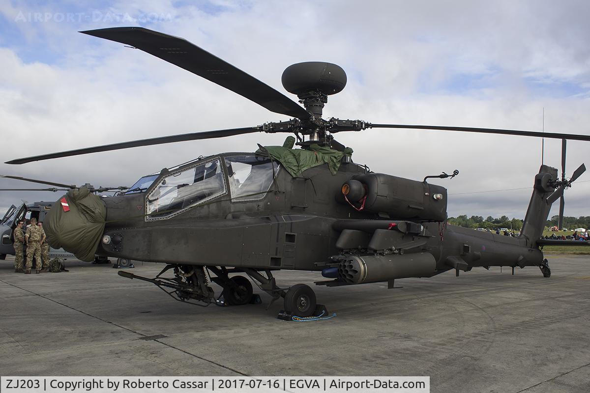 ZJ203, 2004 Westland Apache AH.1 C/N WAH.37, RIAT 2017