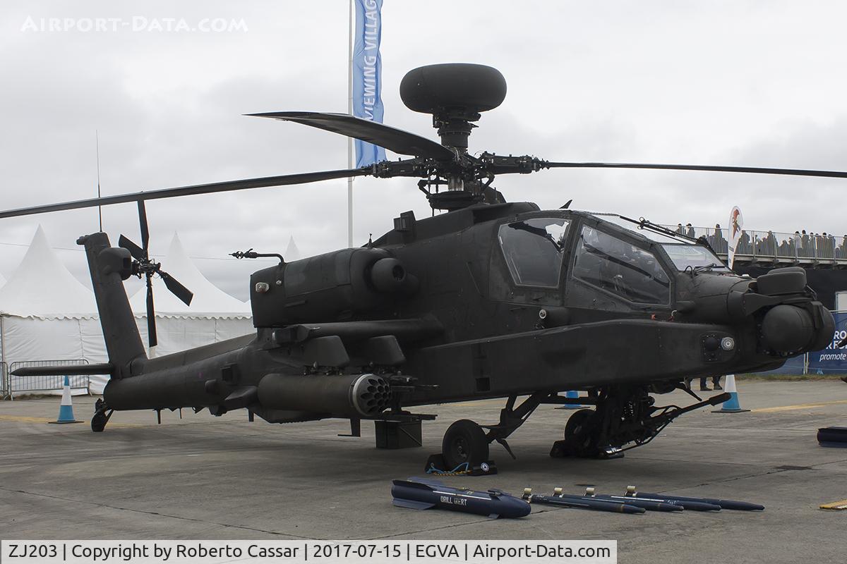 ZJ203, 2004 Westland Apache AH.1 C/N WAH.37, RIAT 2017