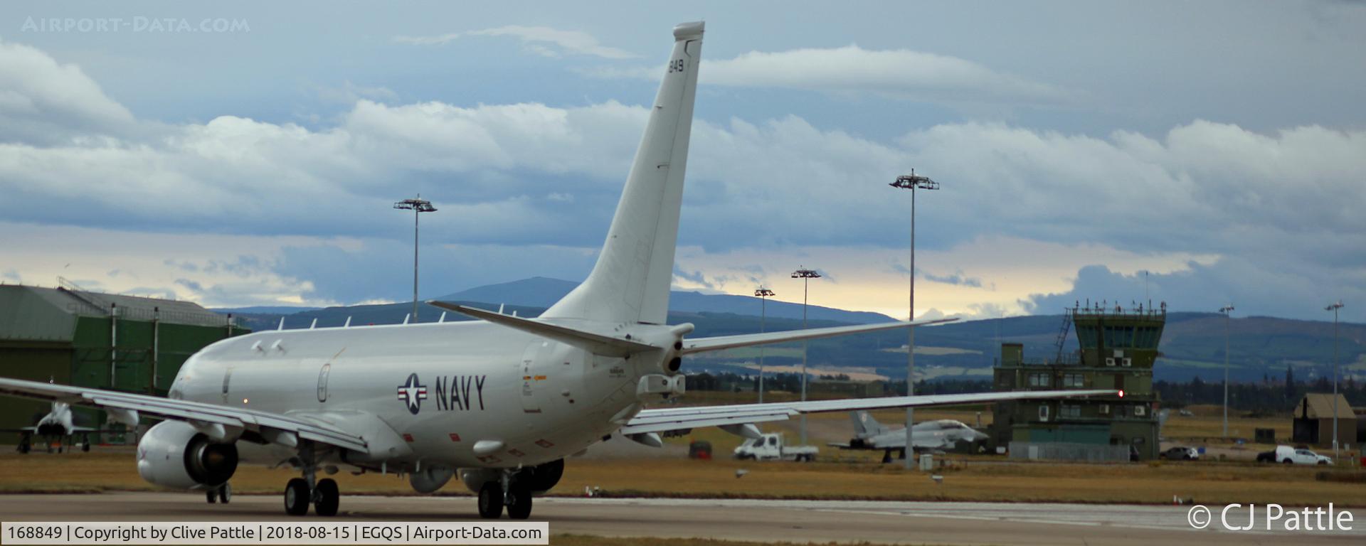 168849, Boeing P-8A Poseidon C/N 44141, On duty at RAF Lossiemouth