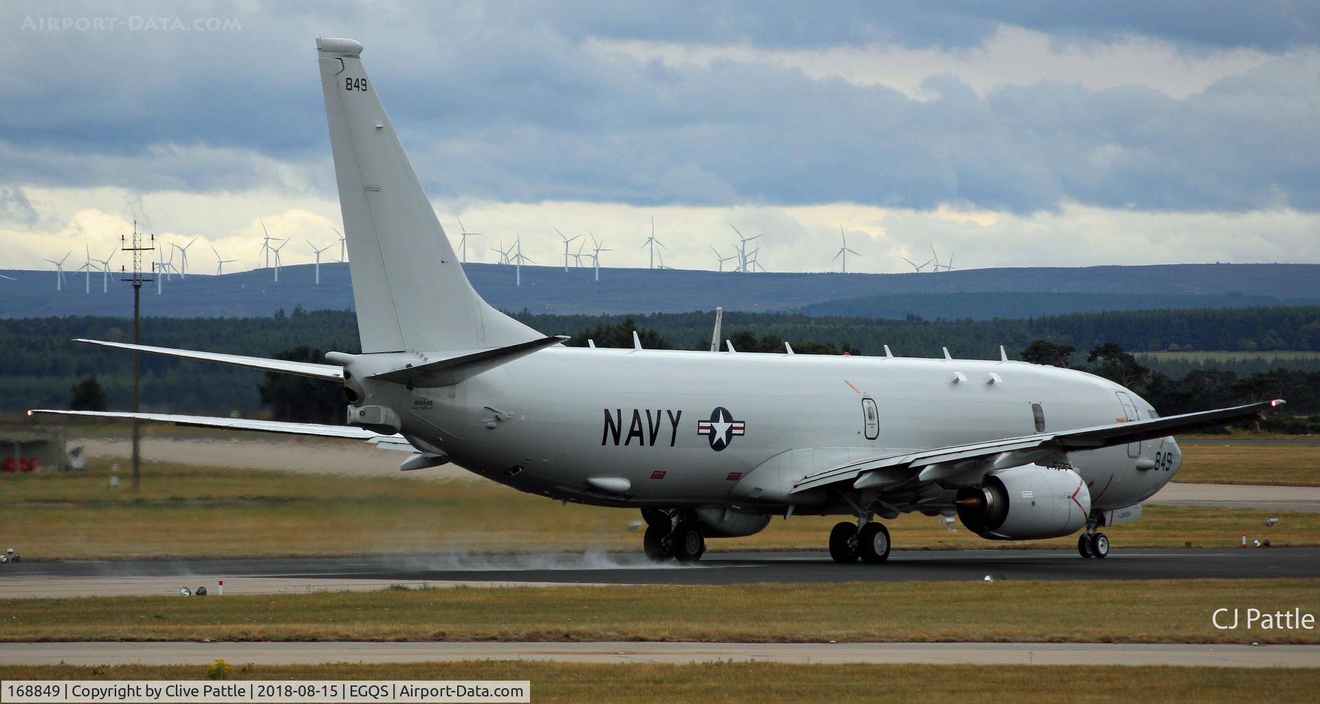 168849, Boeing P-8A Poseidon C/N 44141, Lossie departure