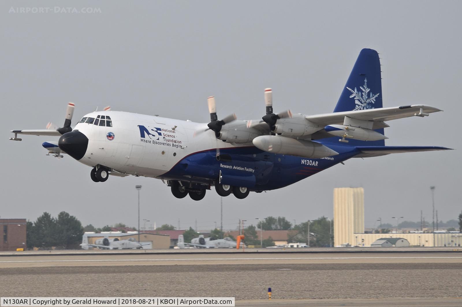 N130AR, 1984 Lockheed EC-130Q Hercules C/N 382-4984, Take off from RWY 10L.