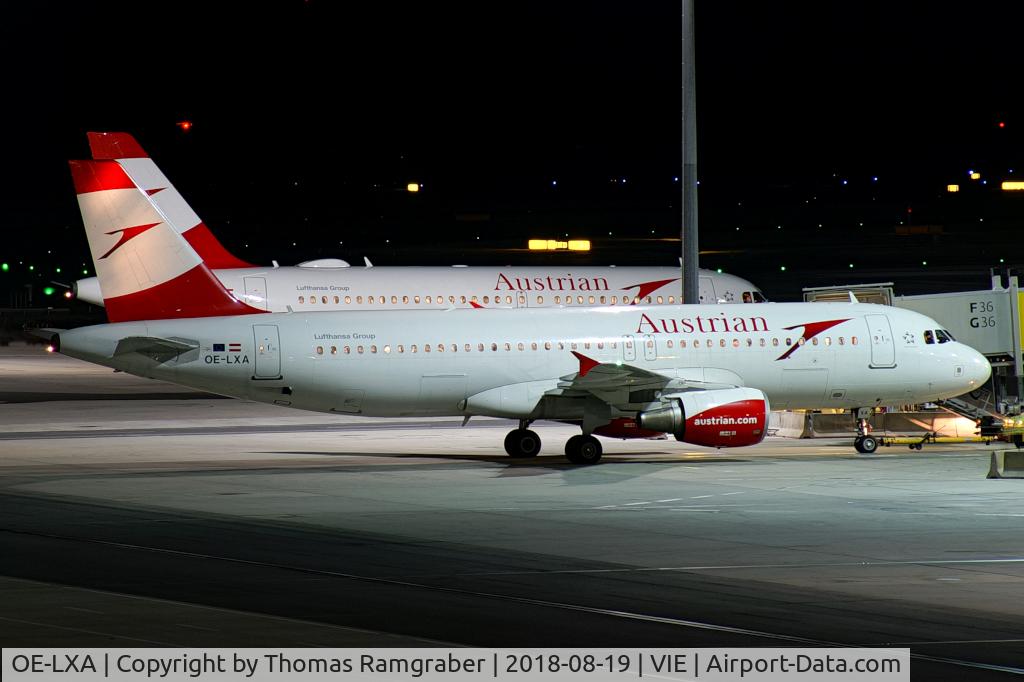 OE-LXA, 2007 Airbus A320-216 C/N 3295, Austrian Airlines Airbus A320