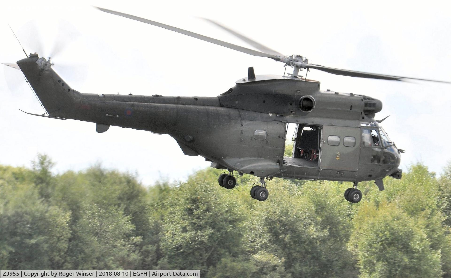 ZJ955, Aerospatiale Puma HC.2 C/N 1363, Visiting RAF Puma.