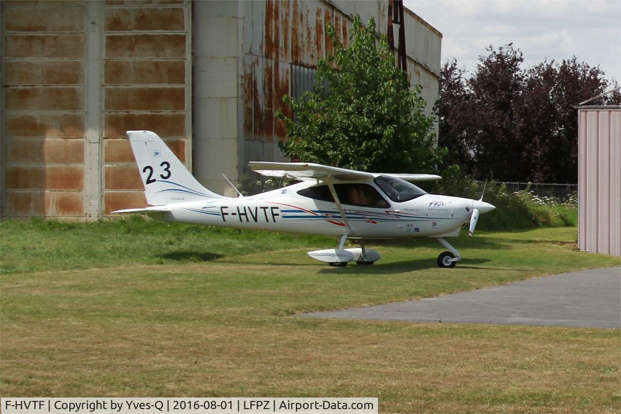 F-HVTF, 2013 Tecnam P-2008JC C/N 1002, Tecnam P-2008JC, Parked, Saint-Cyr-l'École Airfield (LFPZ-XZB)