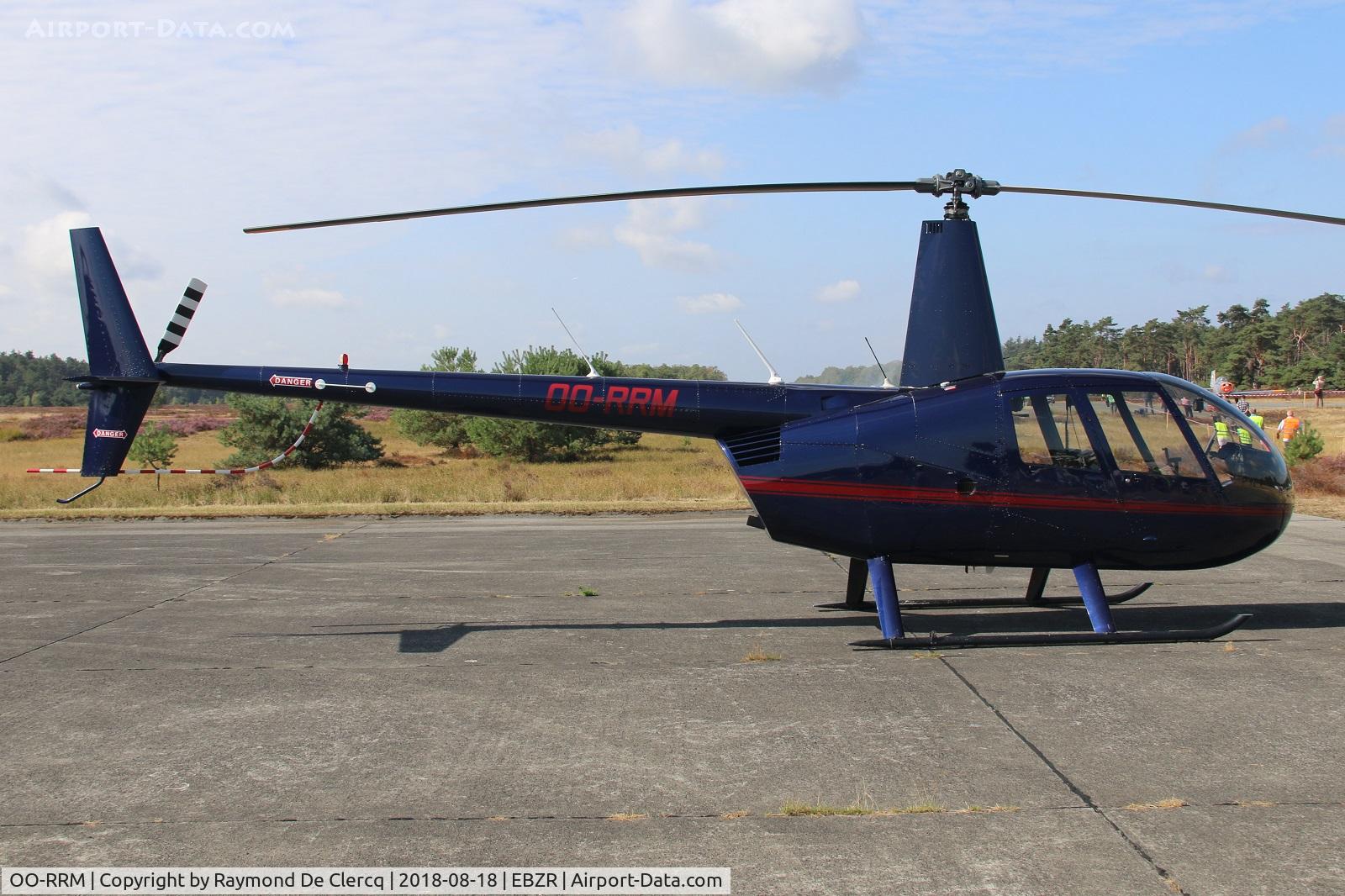 OO-RRM, 2009 Robinson R44 Raven II C/N 12681, Zoersel fly in.