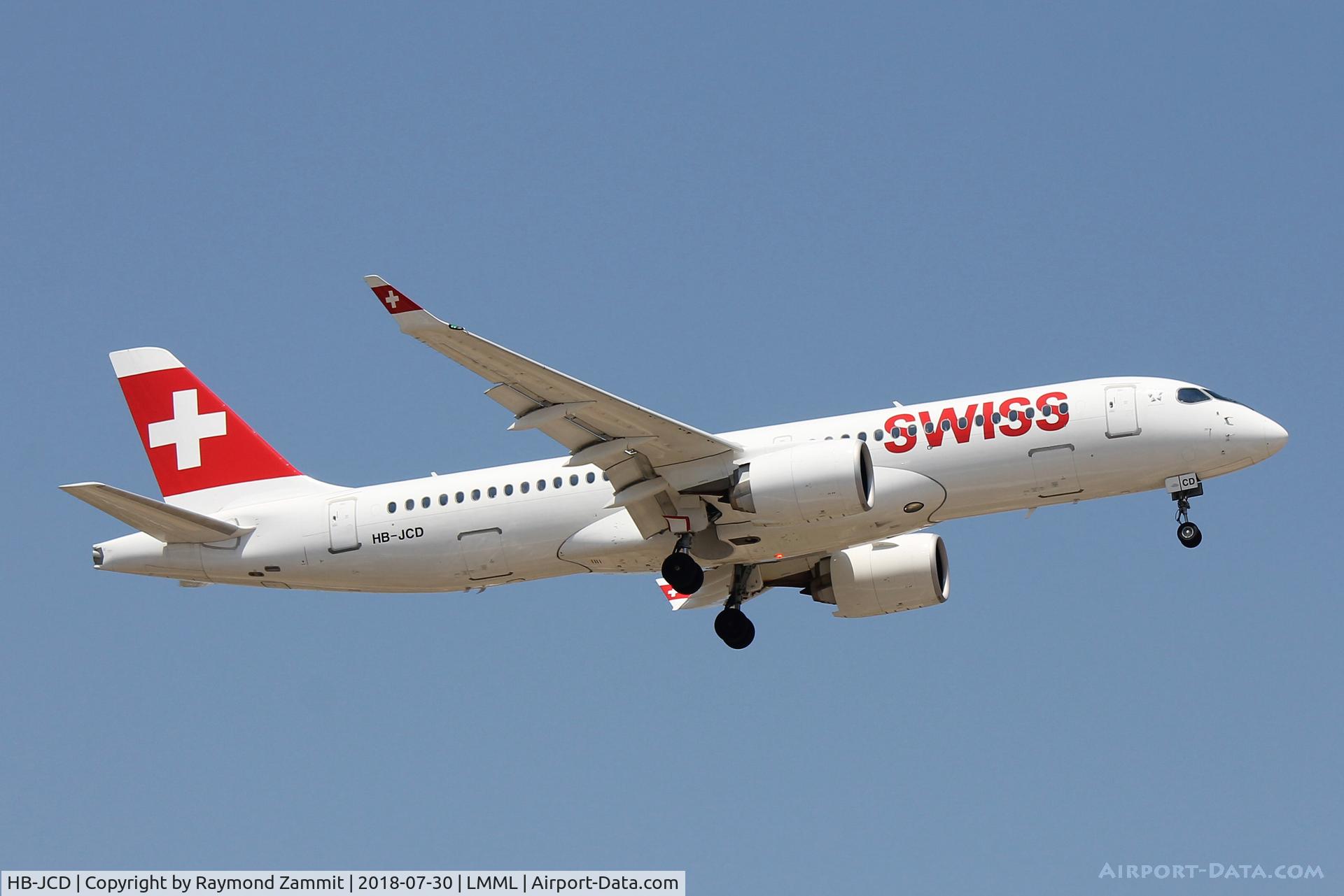 HB-JCD, 2017 Bombardier CSeries CS300 (BD-500-1A11) C/N 55013, Bombardier CSer CS300 HB-JCD Swiss
