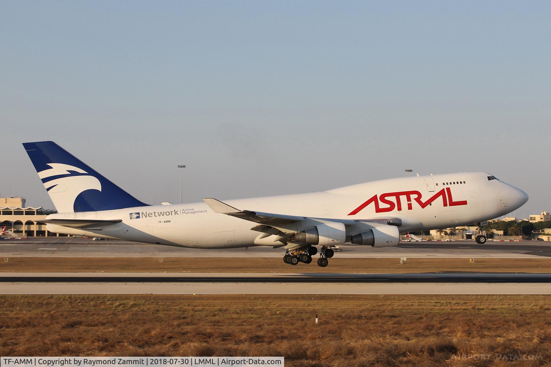 TF-AMM, 1993 Boeing 747-4H6BD SF C/N 25700, B747 TF-AMM Astral Aviation